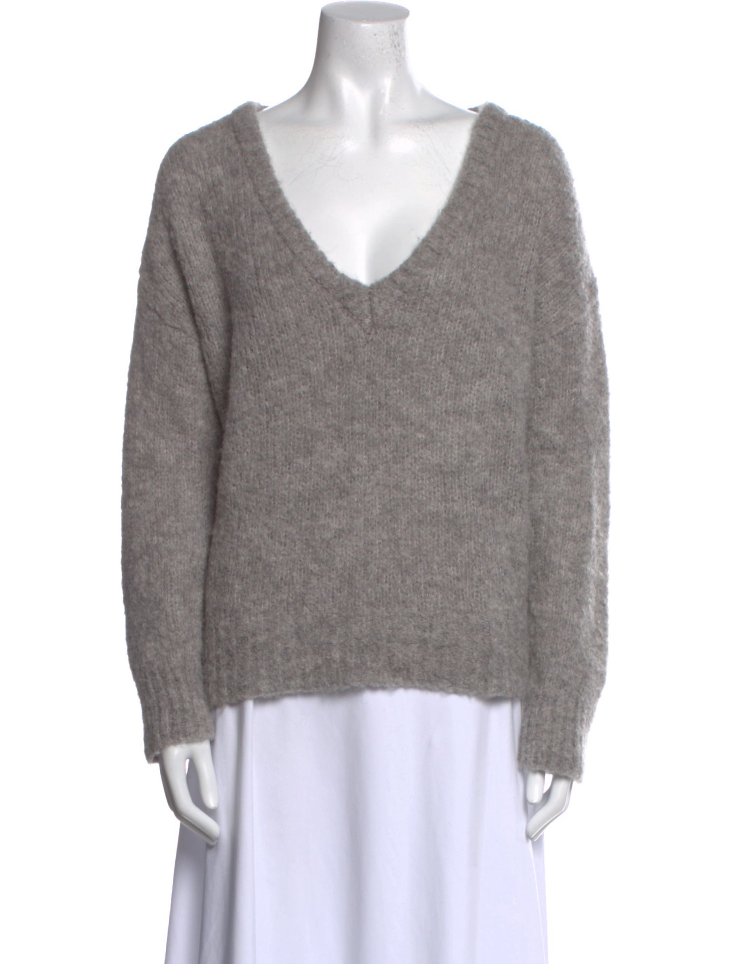 Reformation Alpaca V-Neck Sweater