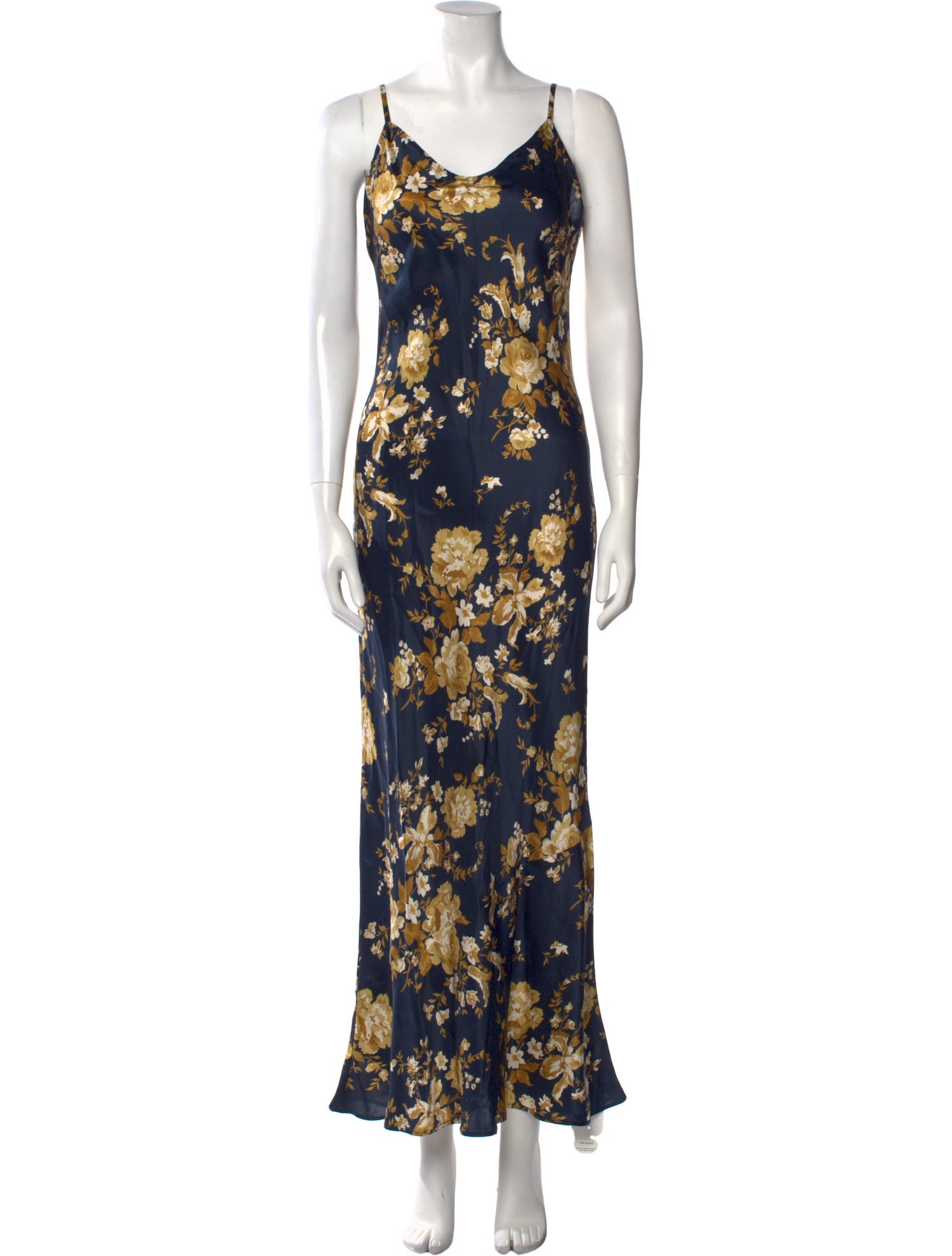 Reformation Silk Long Dress