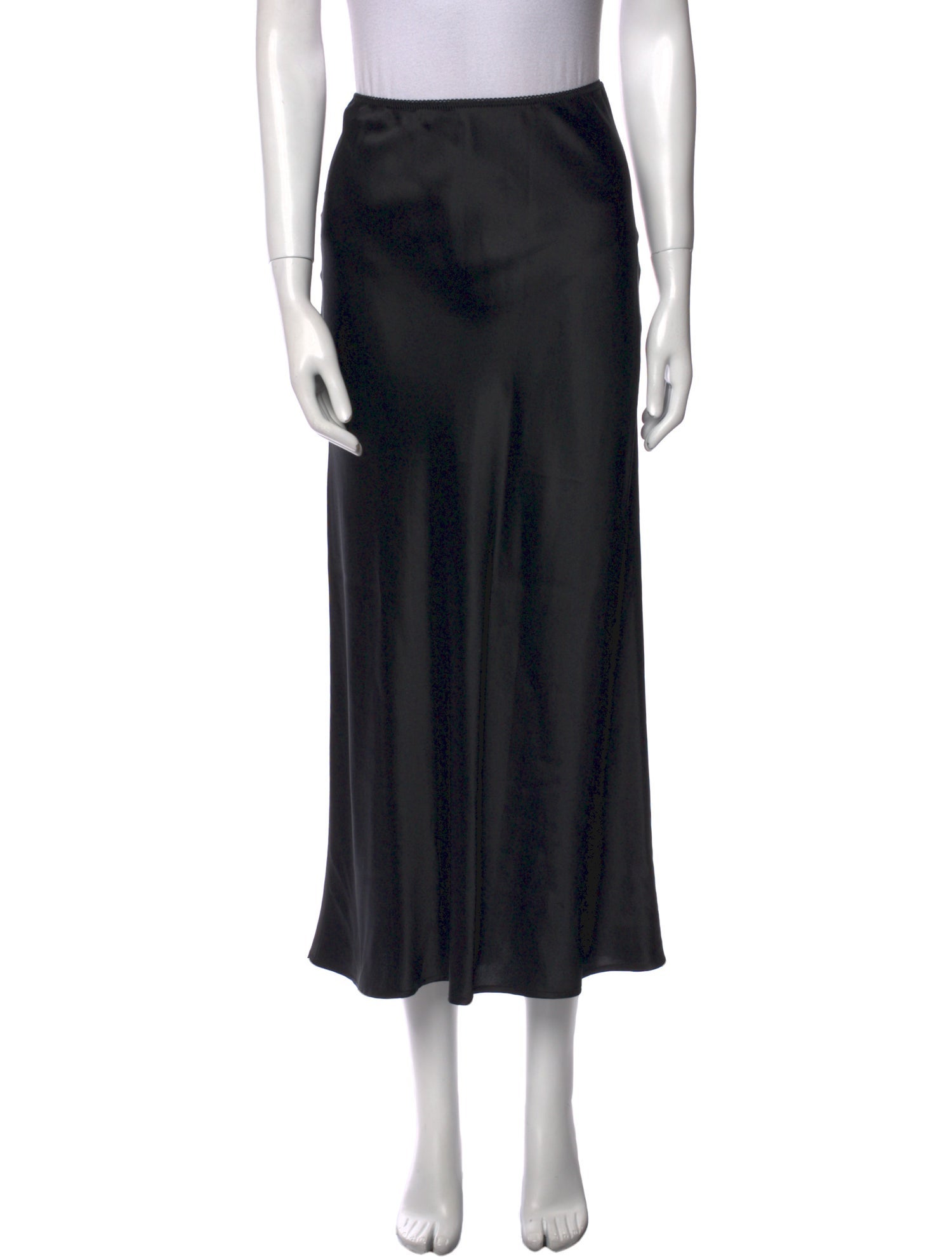 Reformation Silk Midi Length Skirt