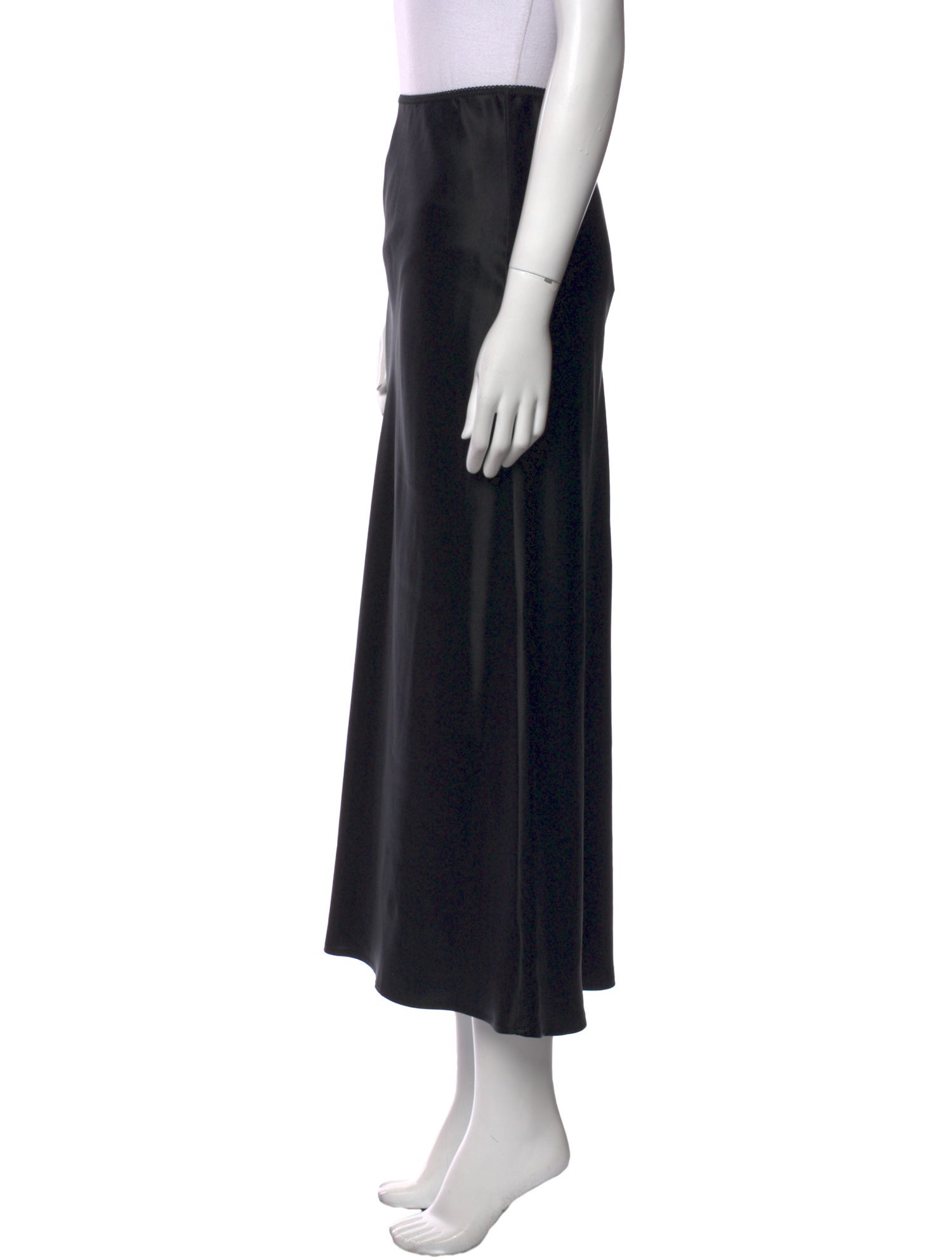 Reformation Silk Midi Length Skirt