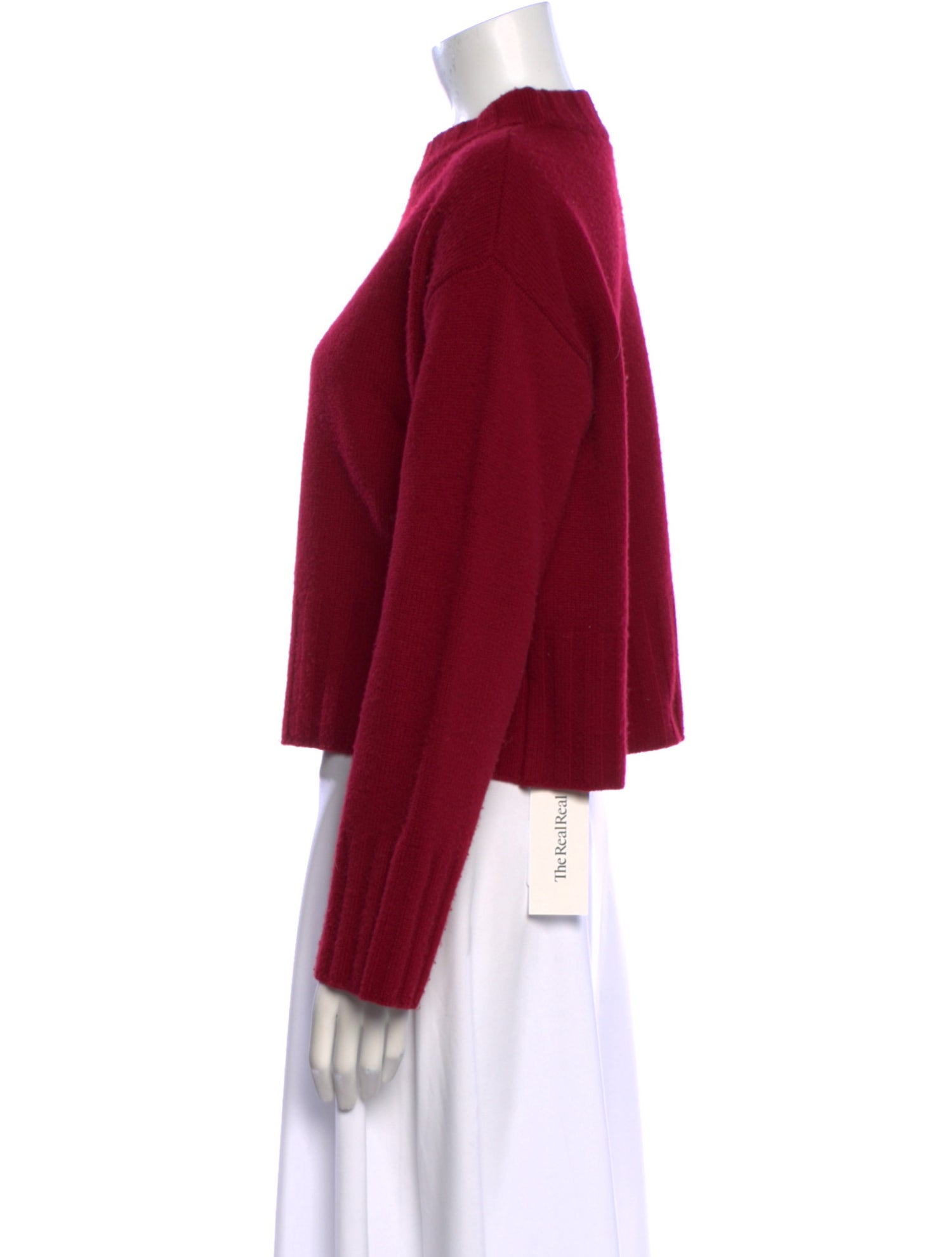 Reformation Merino Wool Mock Neck Sweater