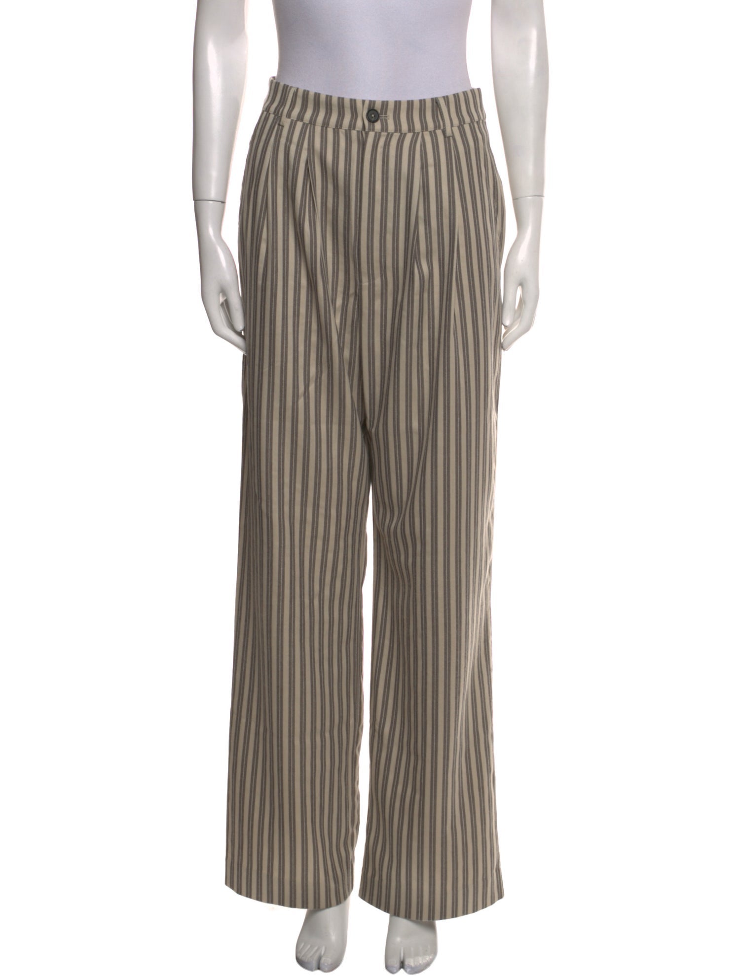 Reformation Striped Wide Leg Pants