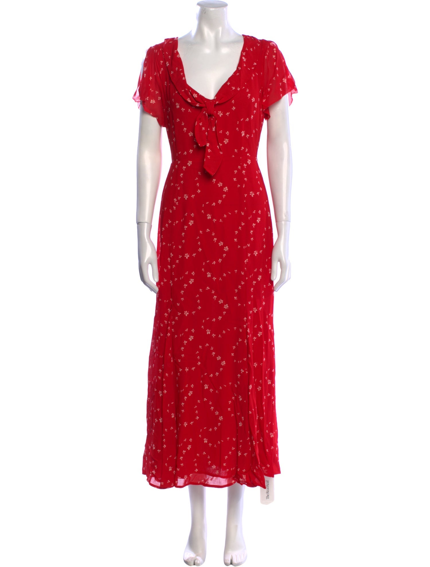 Reformation Printed Long Dress