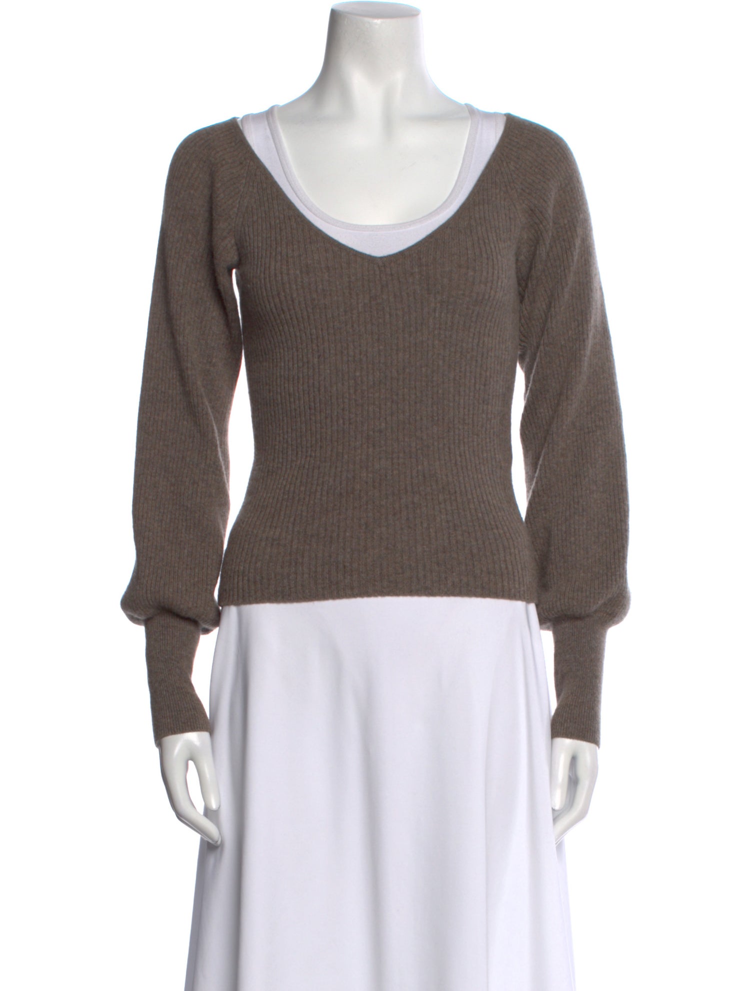 Reformation Cashmere V-Neck Sweater