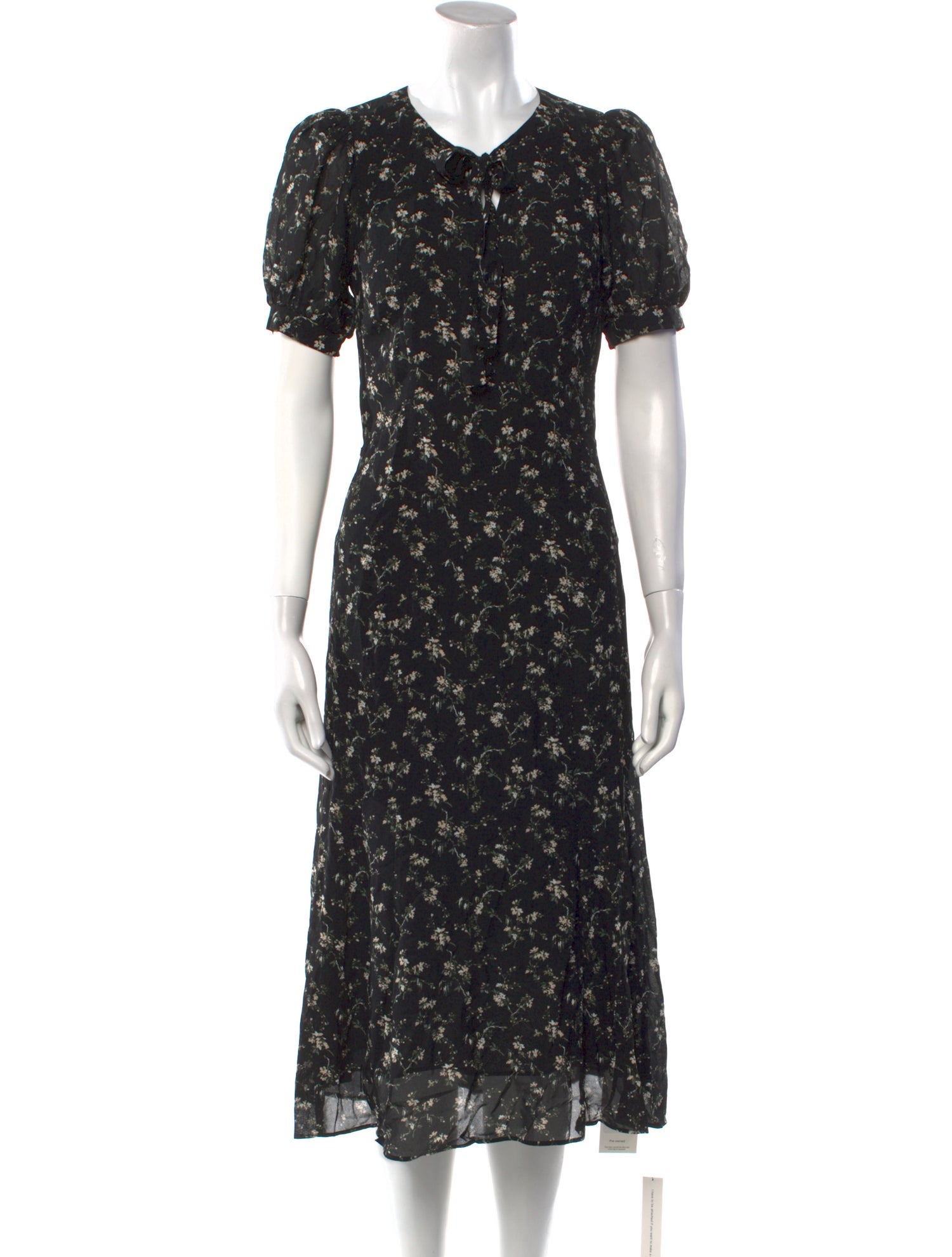 Reformation Floral Print Midi Length Dress w/ Tags