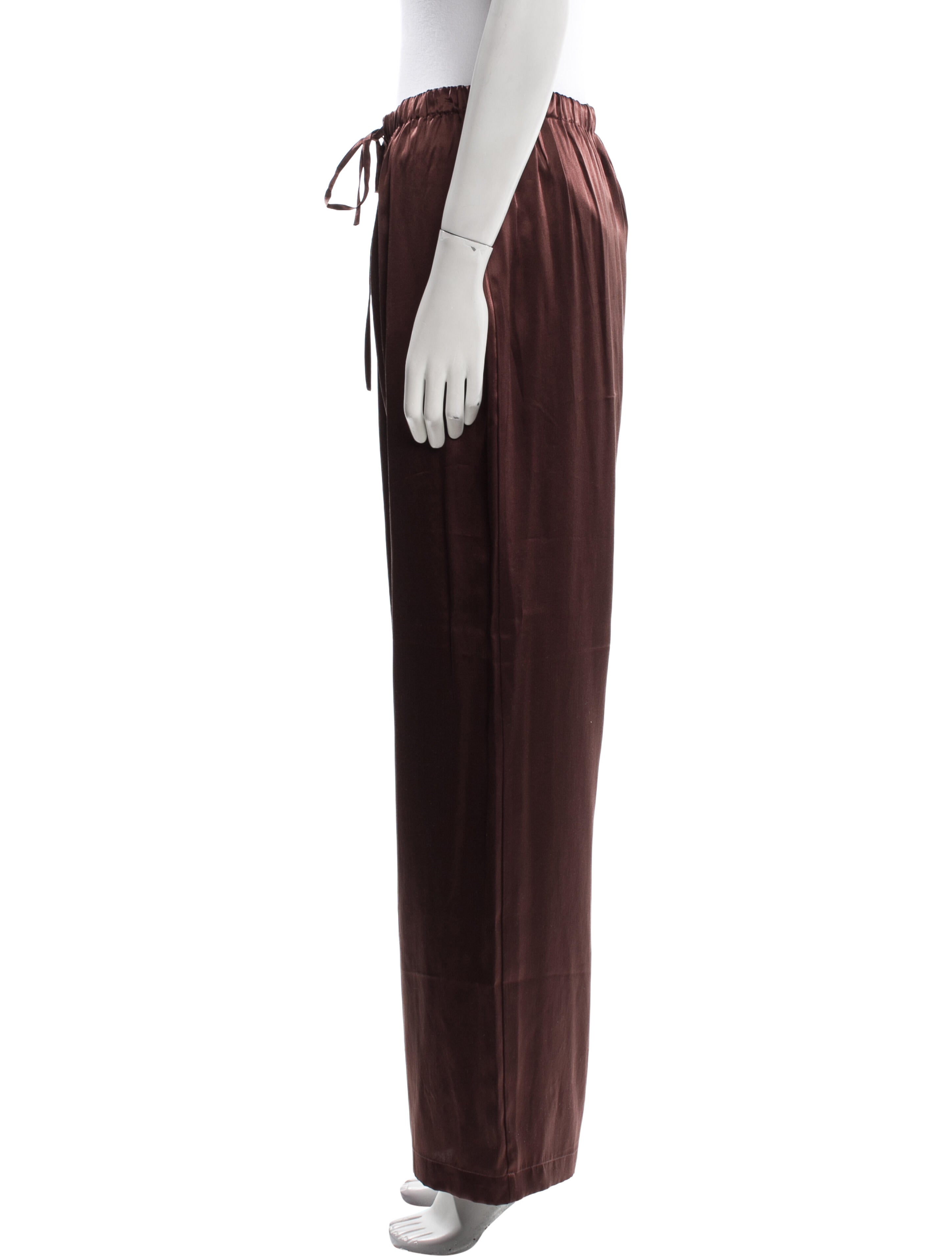 Reformation Silk Wide Leg Pants