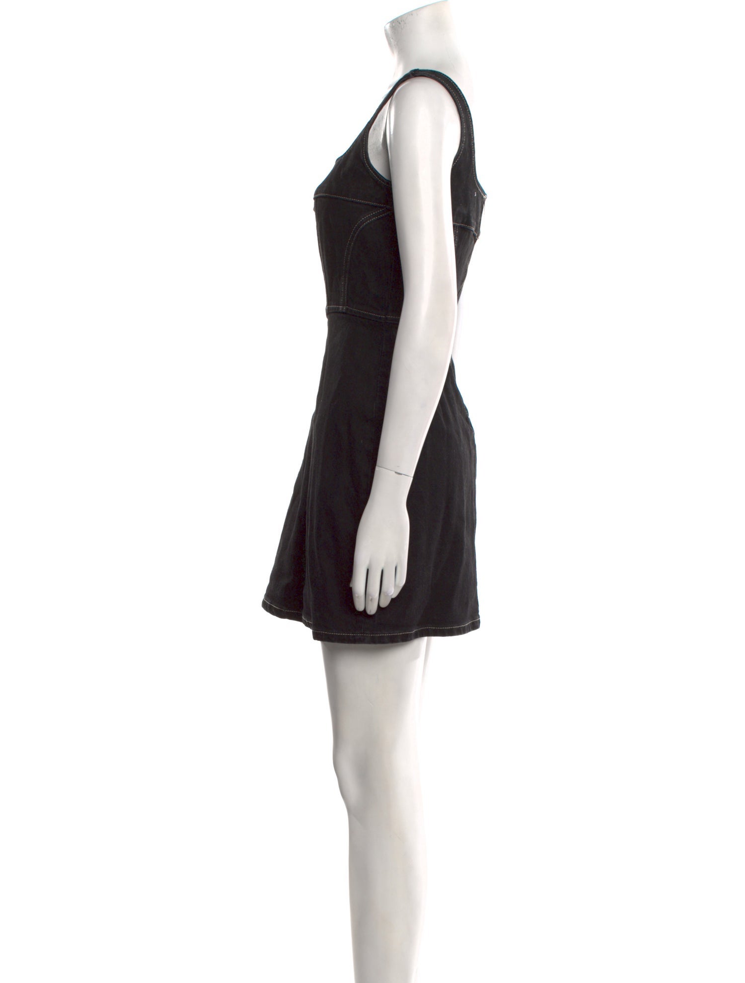 Reformation Square Neckline Mini Dress