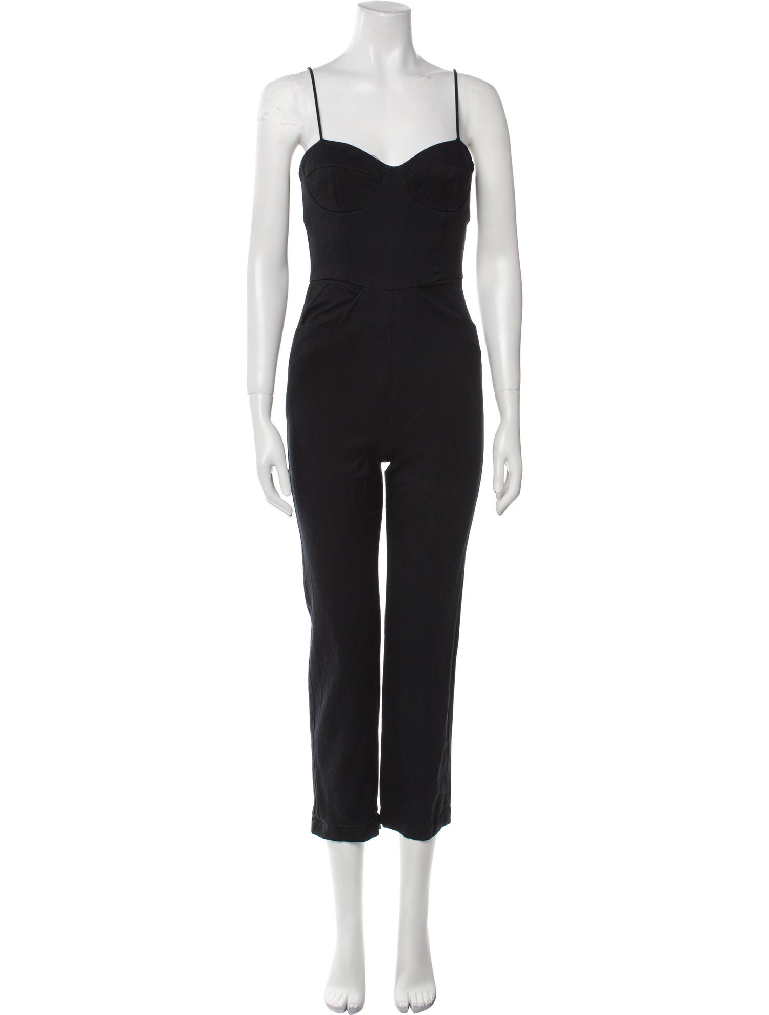Reformation Square Neckline Jumpsuit