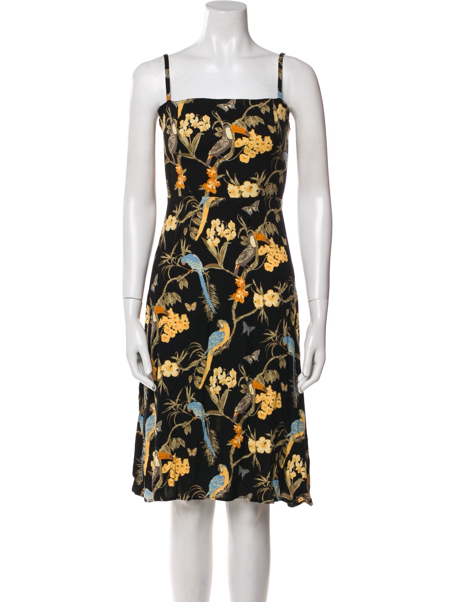 Reformation Floral Print Mini Dress