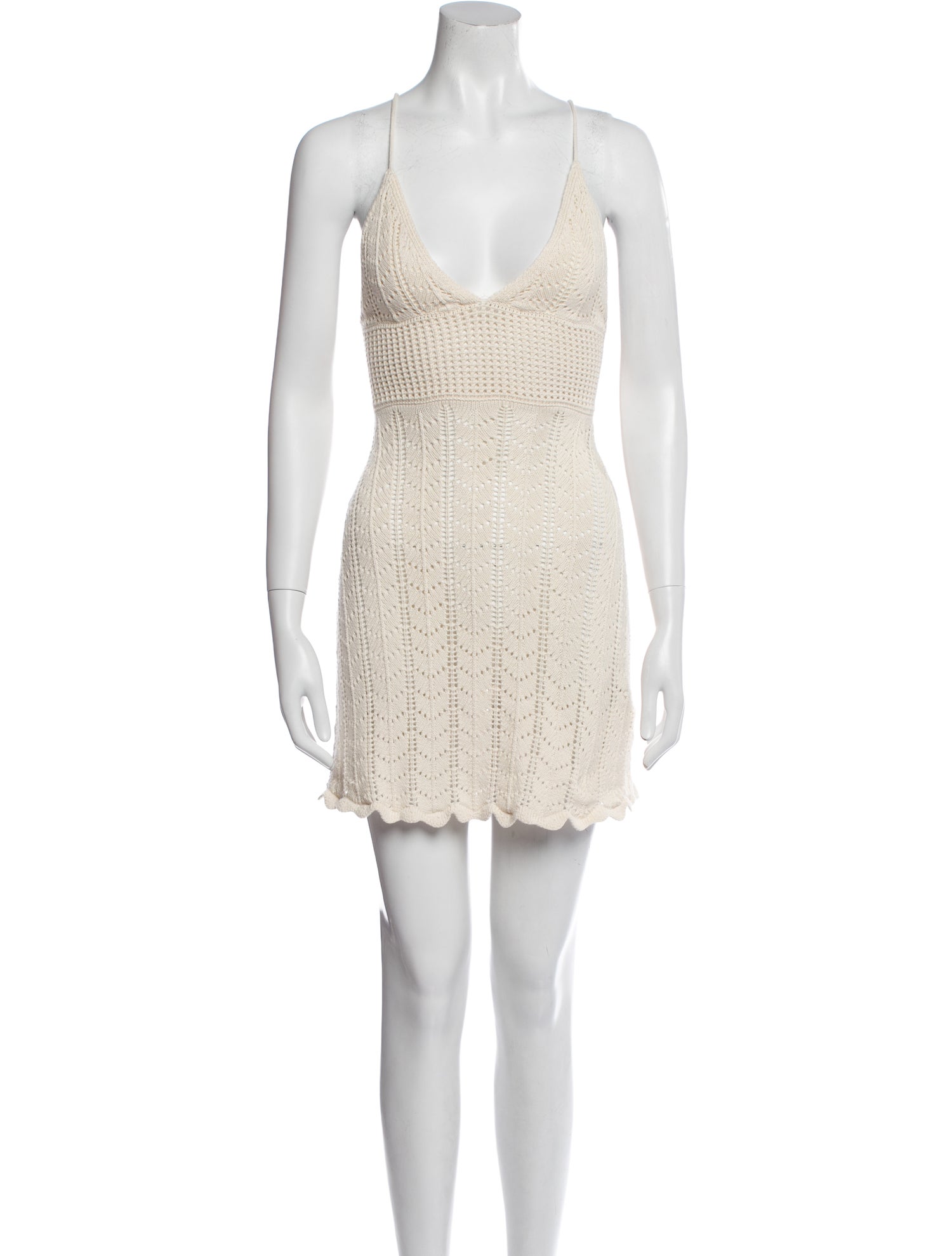 Reformation V-Neck Mini Dress