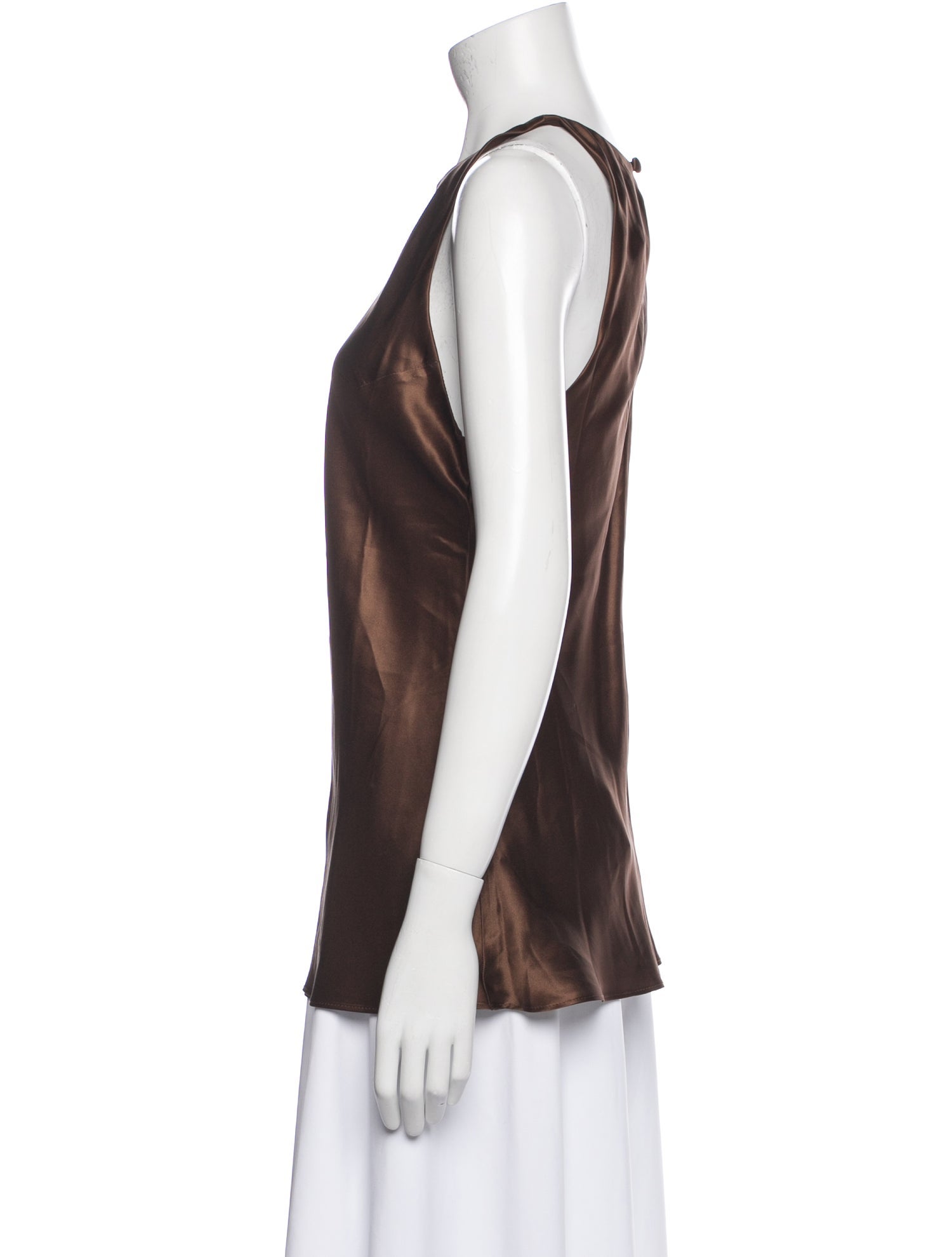 Reformation Silk Scoop Neck Top w/ Tags