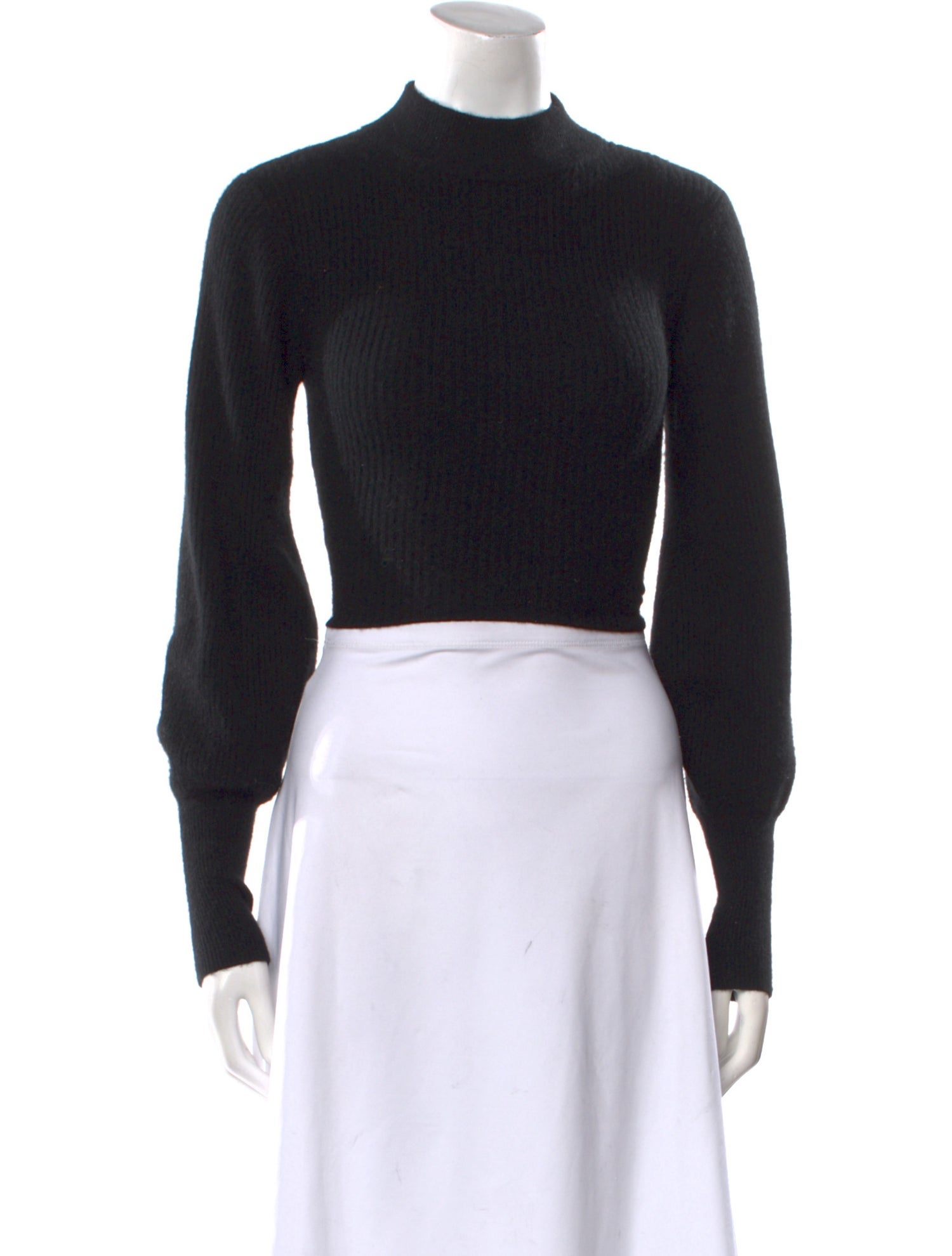 Reformation Cashmere Mock Neck Sweater