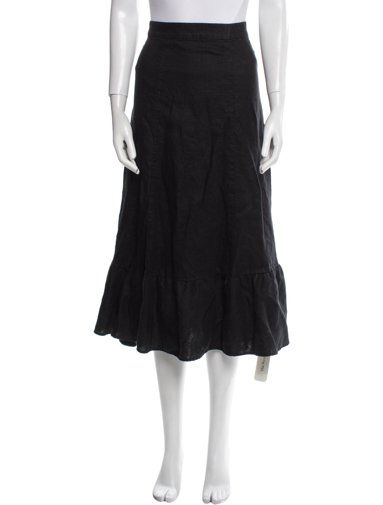 Reformation Linen Midi Length Skirt