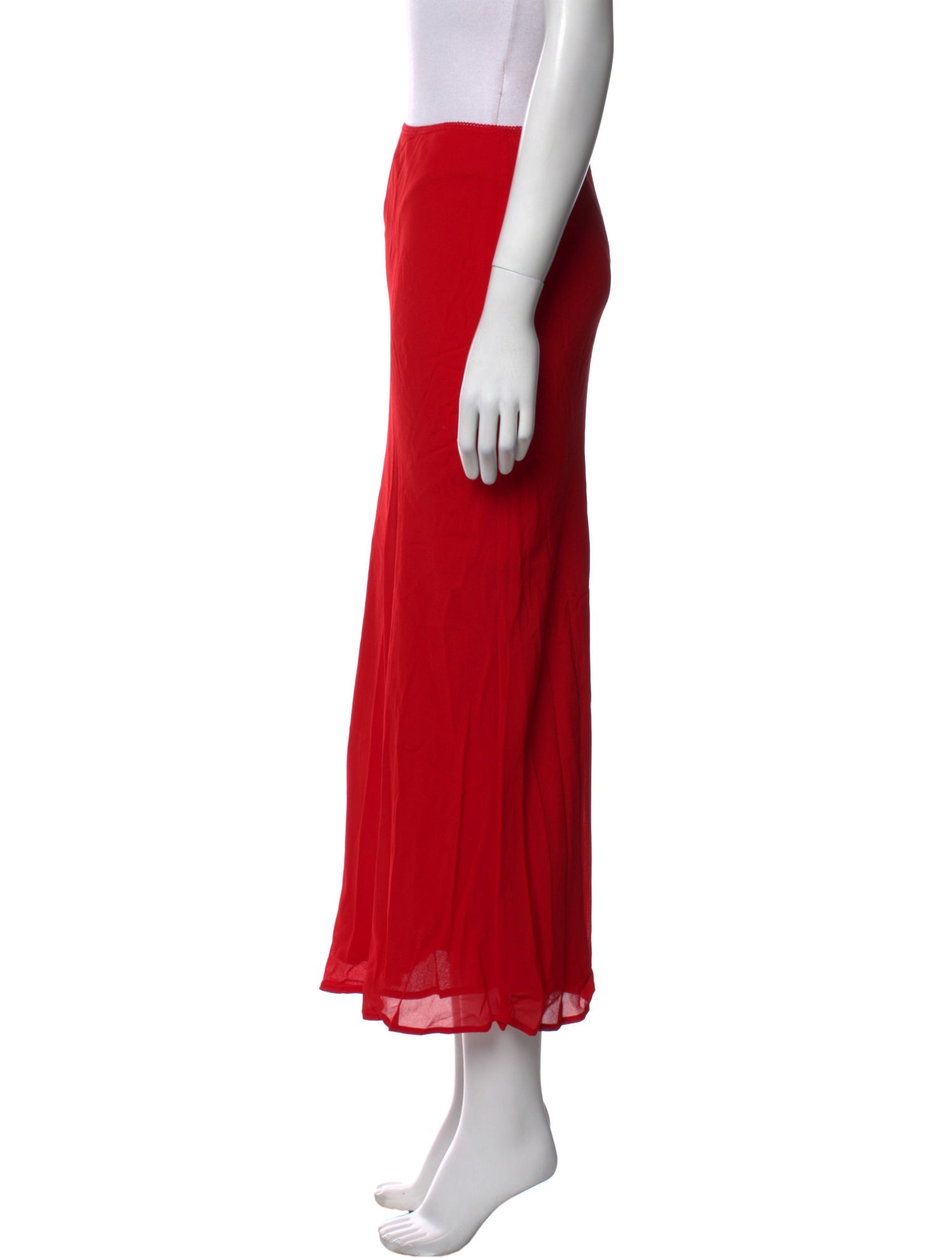 Reformation Lace Trim Embellishment Midi Length Skirt