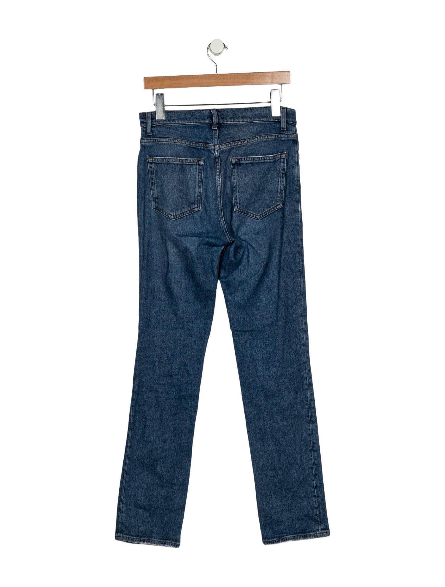 Reformation Mid-Rise Straight Leg Jeans