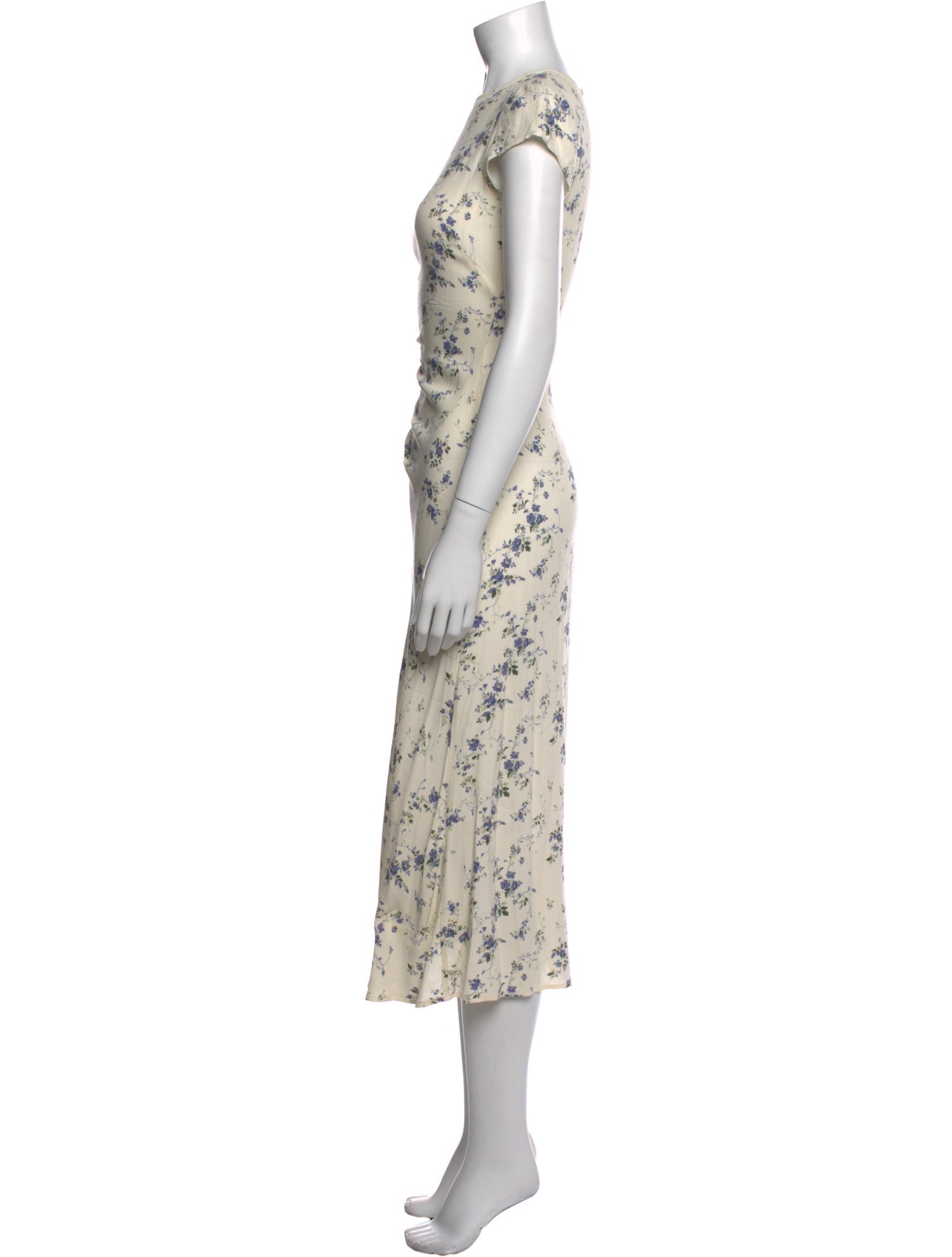 Reformation Floral Print Long Dress