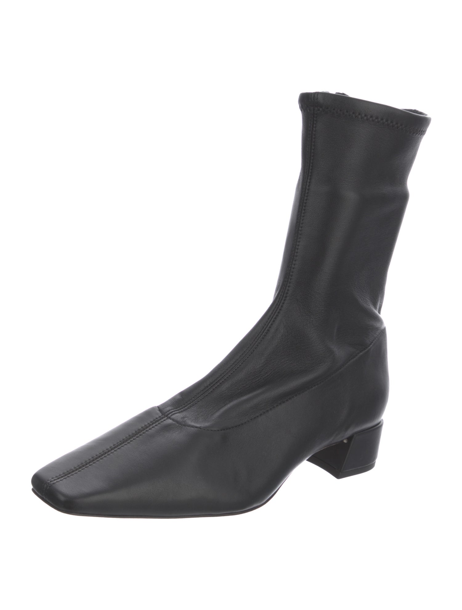 Reformation Leather Sock Boots