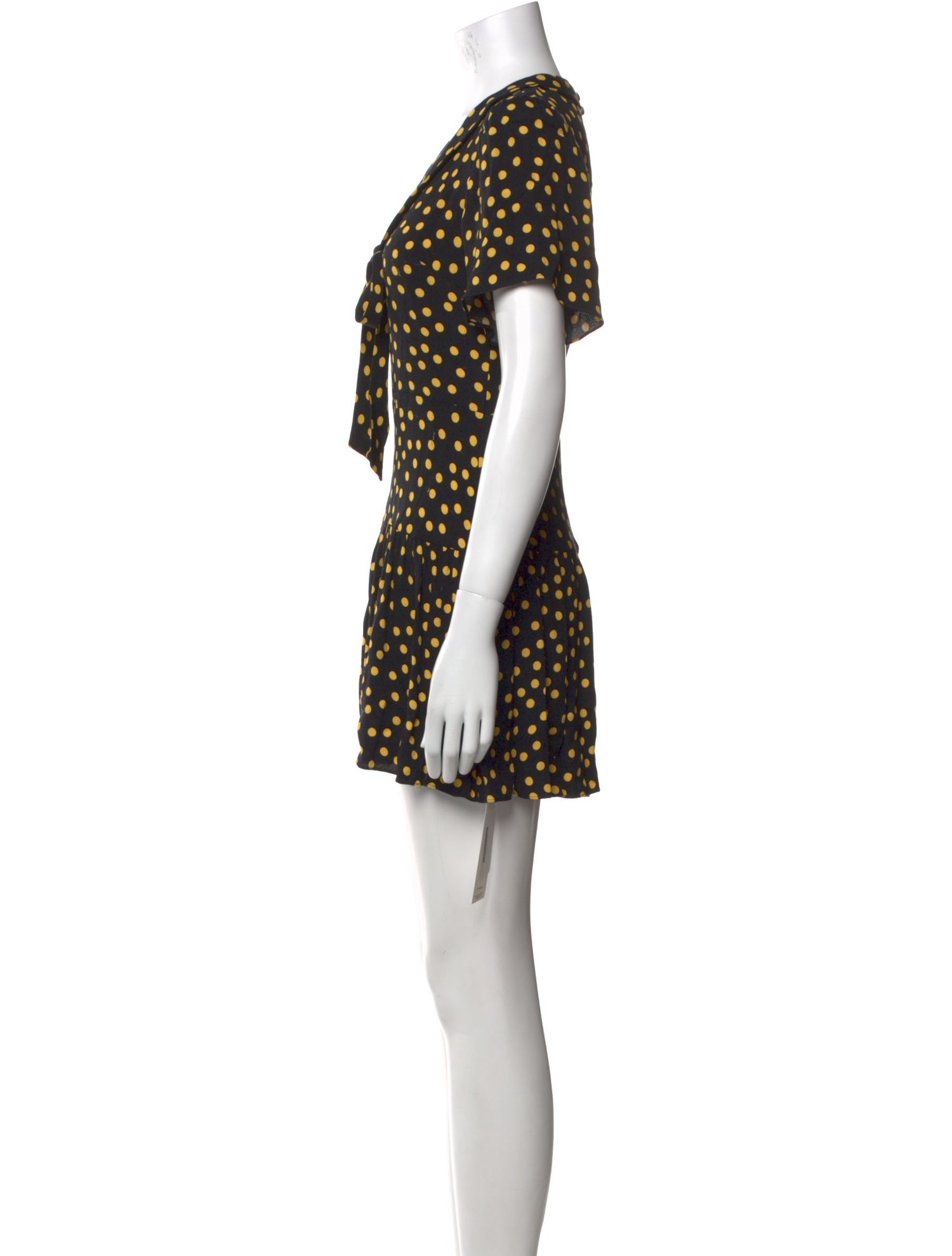 Reformation Polka Dot Print Mini Dress