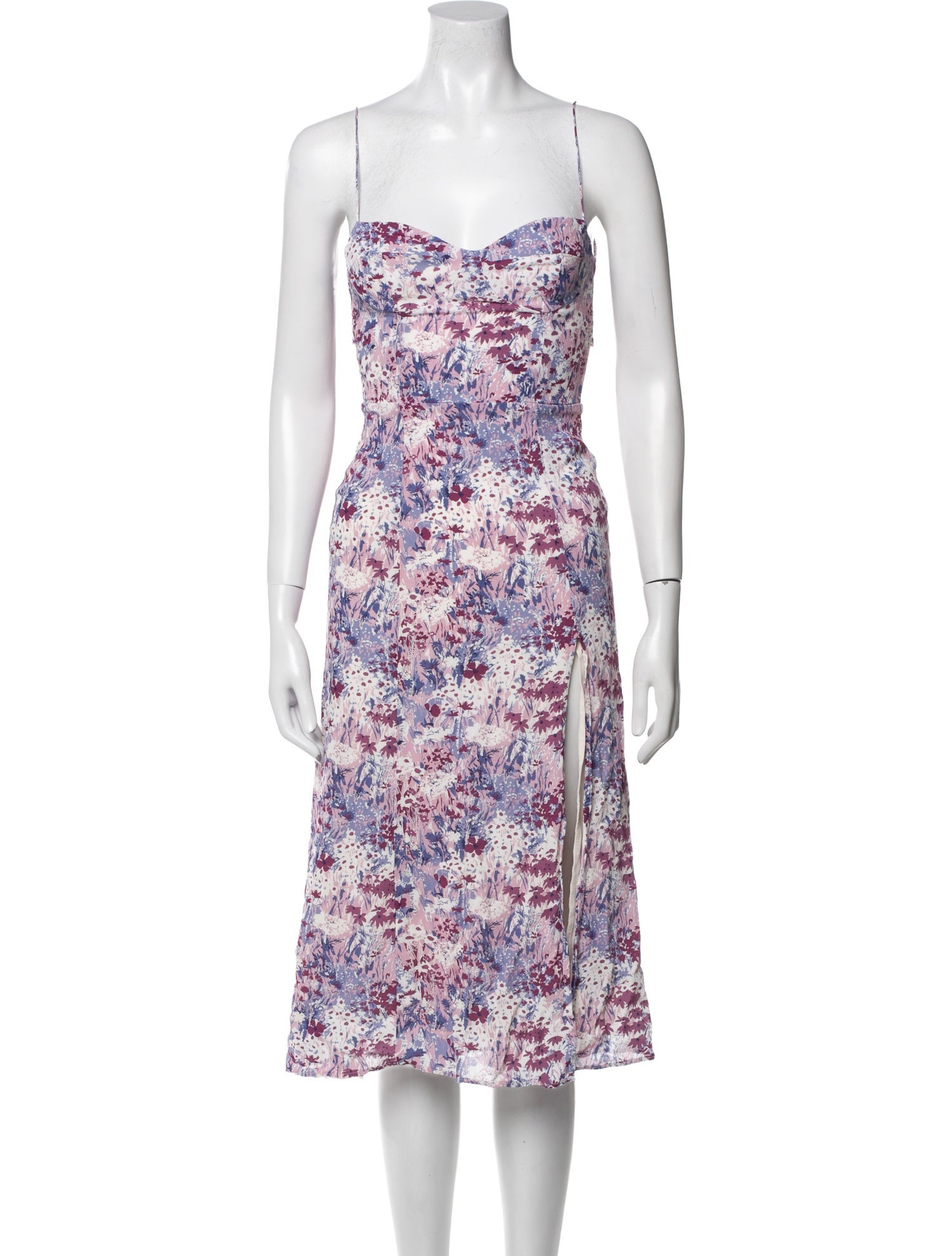 Reformation Printed Midi Length Dress