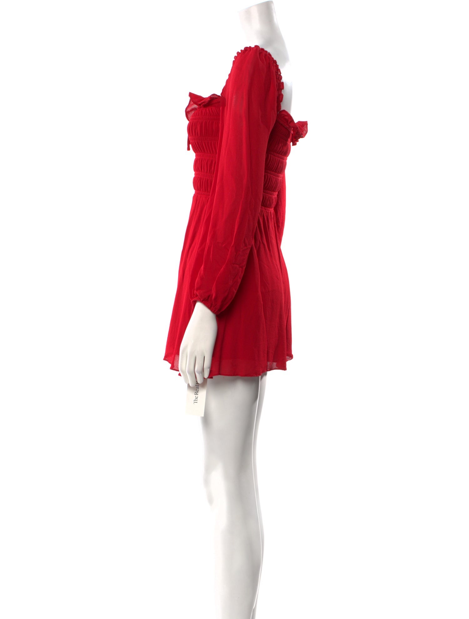 Reformation Square Neckline Mini Dress