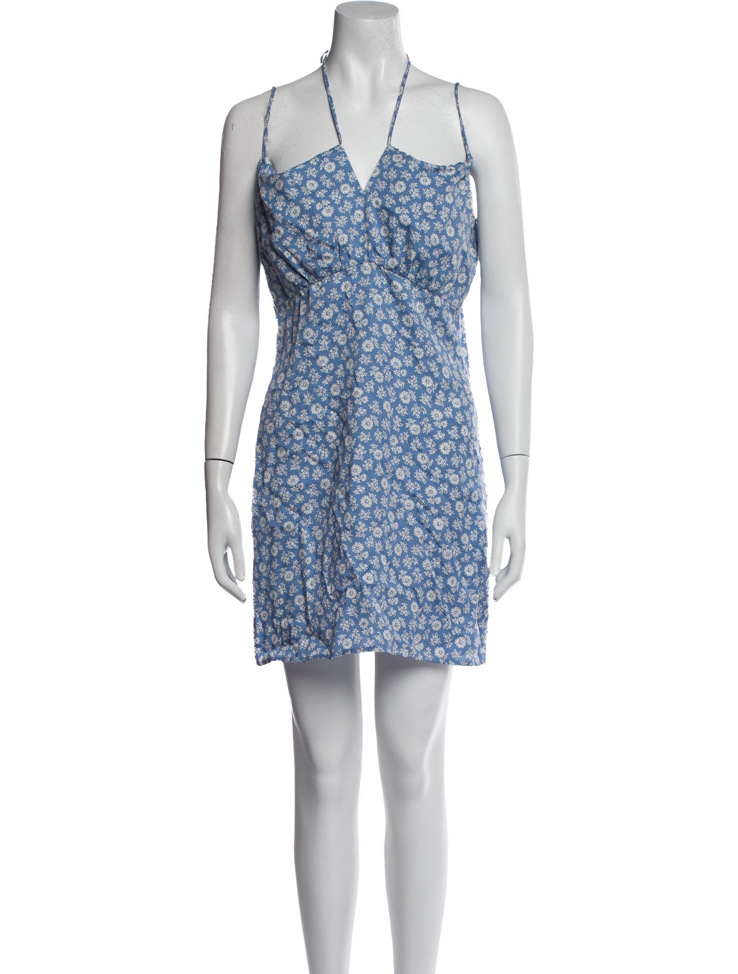 Reformation Floral Print Mini Dress