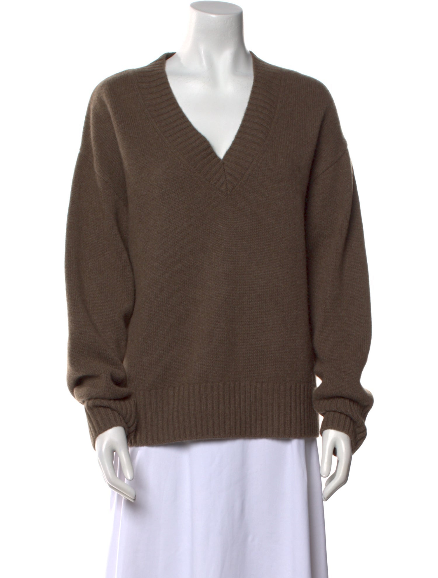 Reformation Cashmere V-Neck Sweater