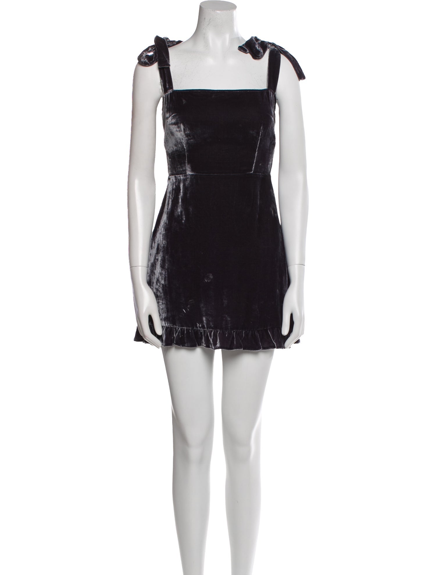 Reformation Square Neckline Mini Dress