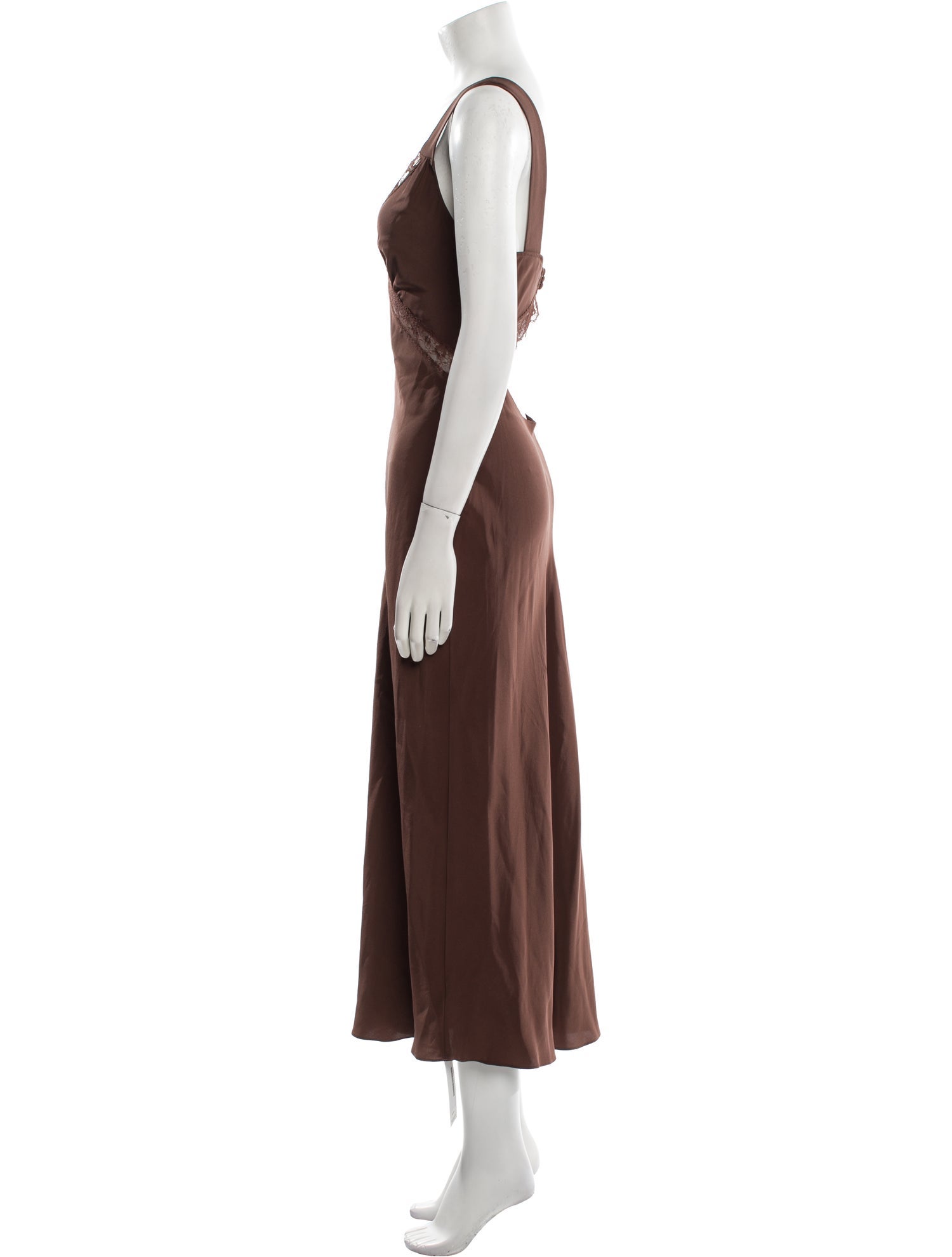 Reformation Silk Long Dress