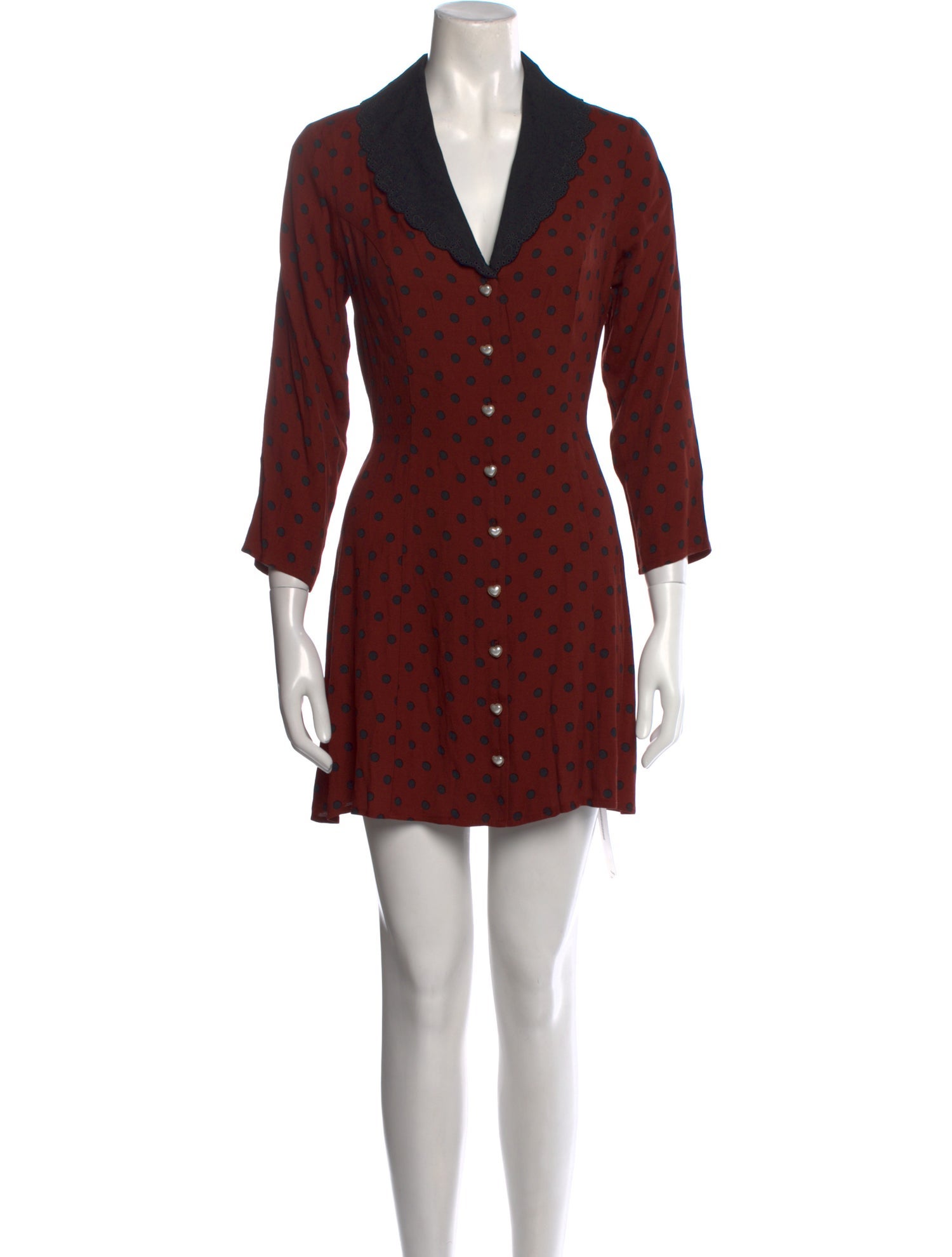 Reformation Polka Dot Print Mini Dress w/ Tags