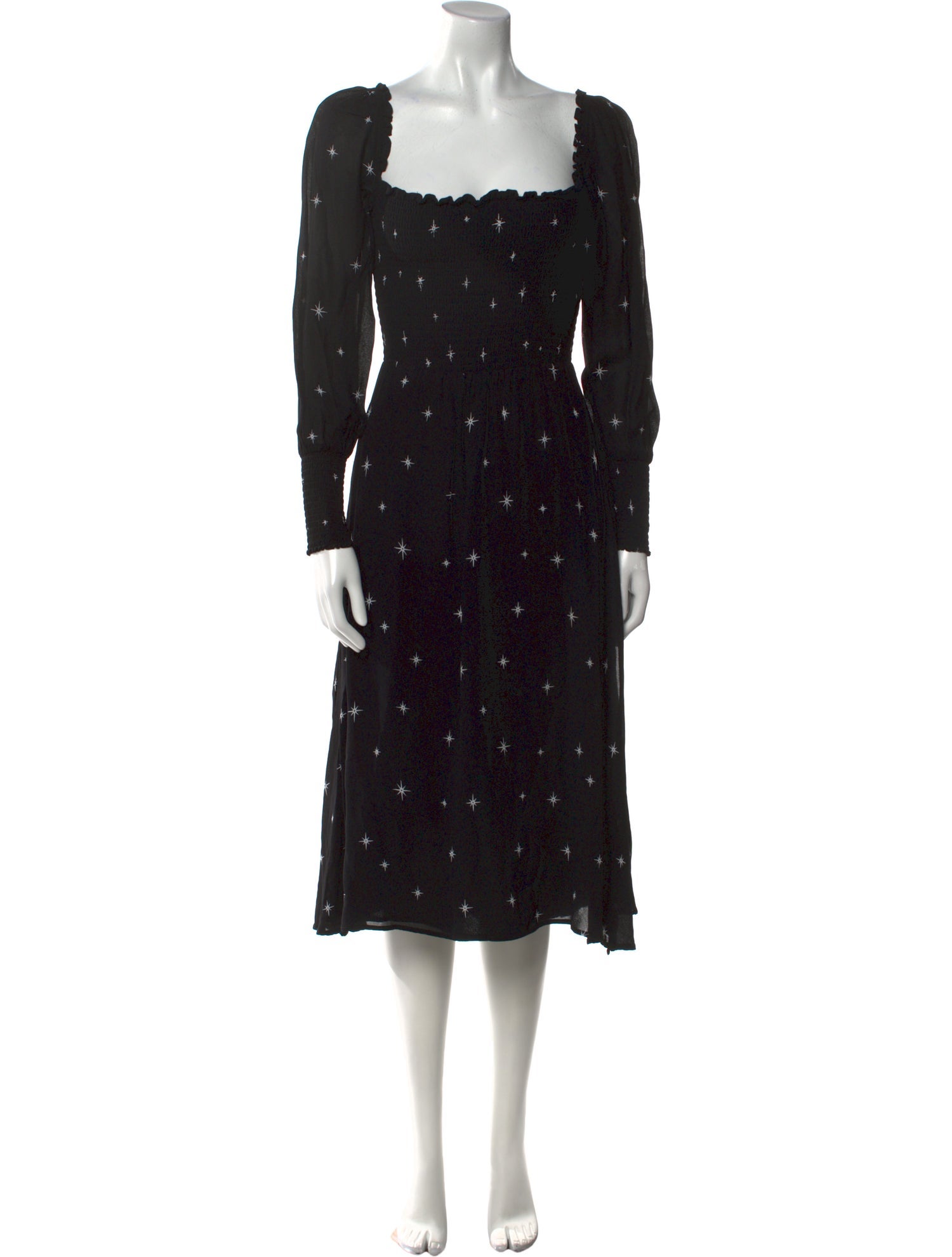 Reformation Printed Midi Length Dress