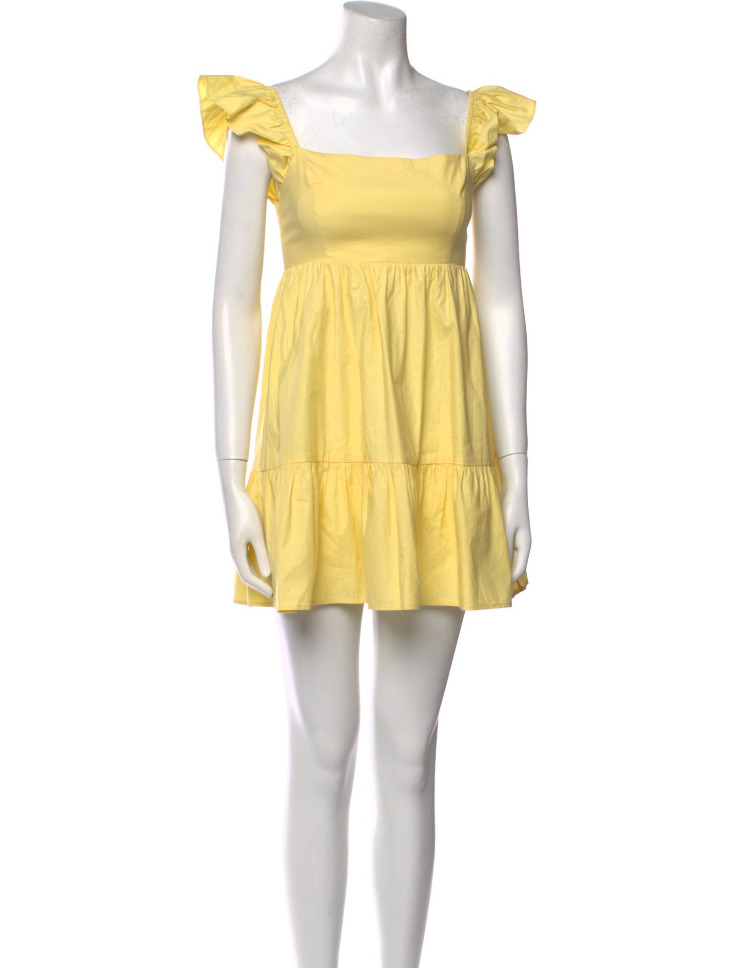 Reformation Square Neckline Mini Dress