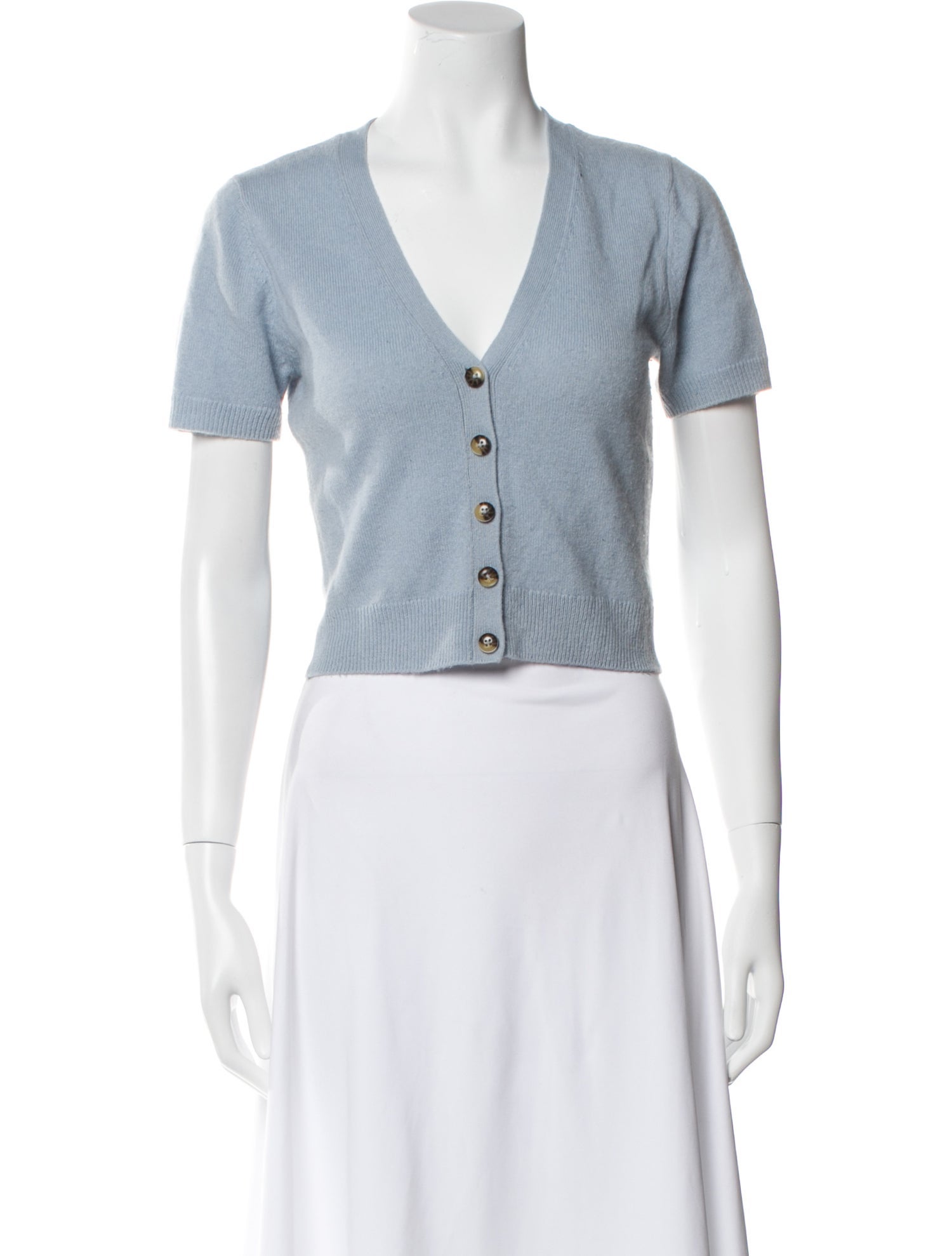 Reformation Cashmere V-Neck Sweater