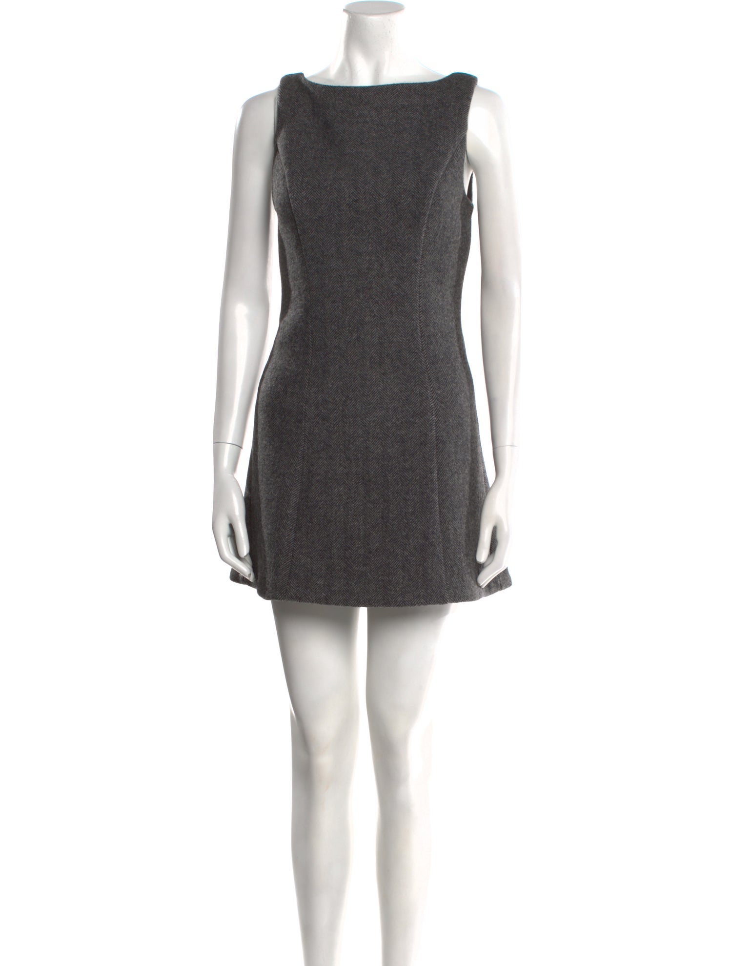 Reformation Bateau Neckline Mini Dress