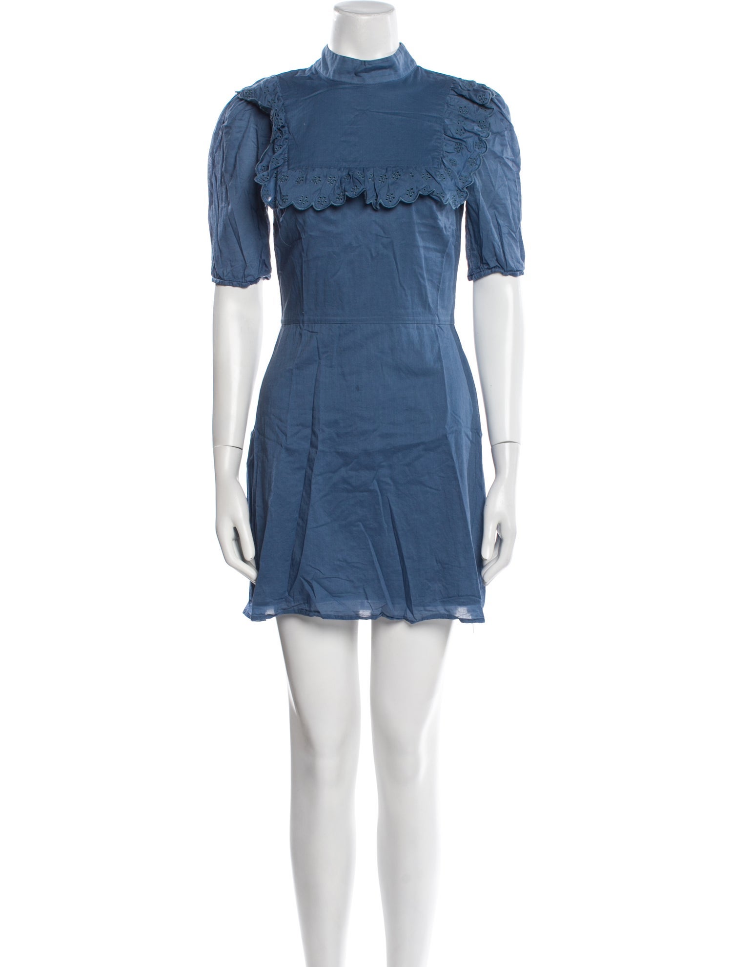 Reformation Mock Neck Mini Dress