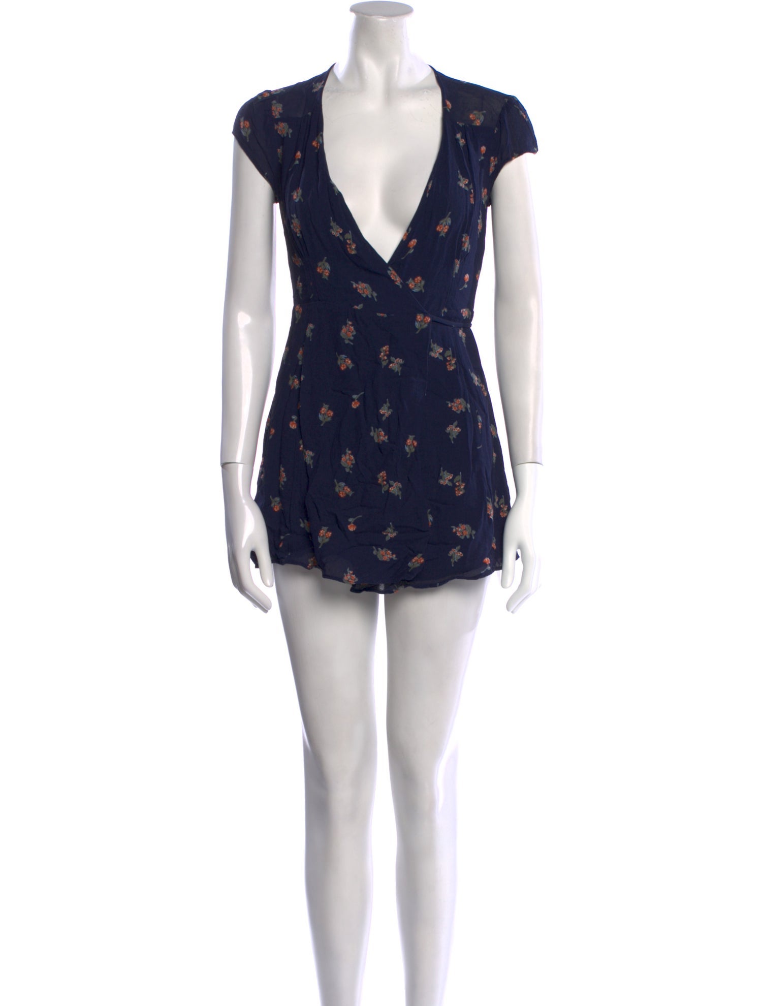 Reformation Floral Print Mini Dress