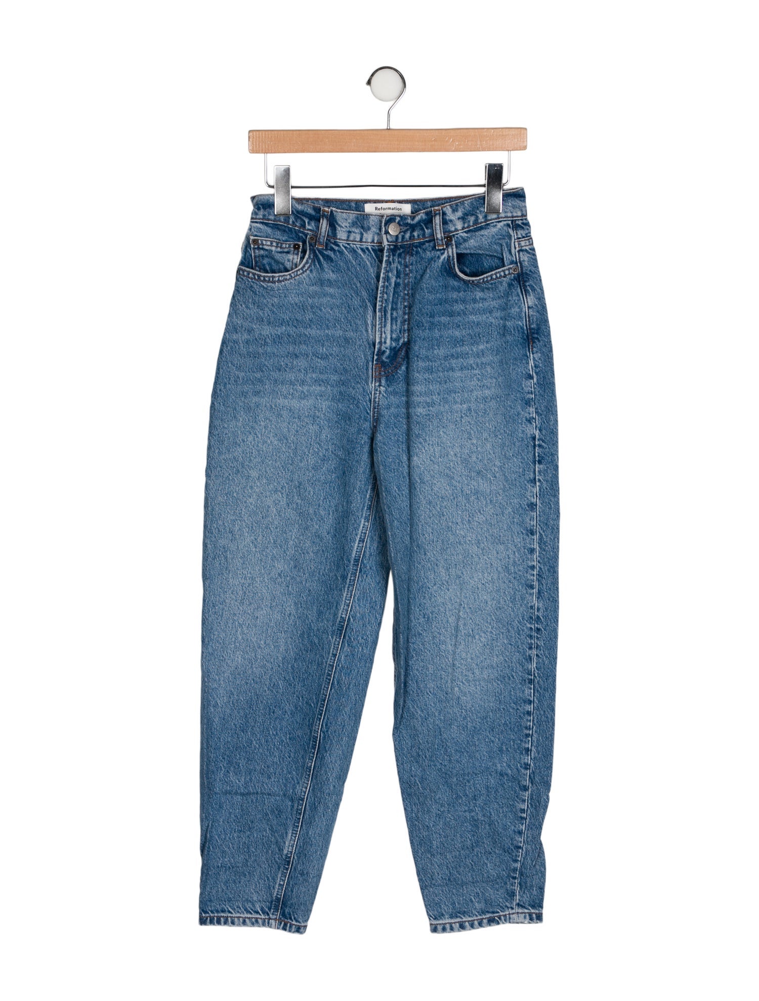 Reformation High-Rise Straight Leg Jeans