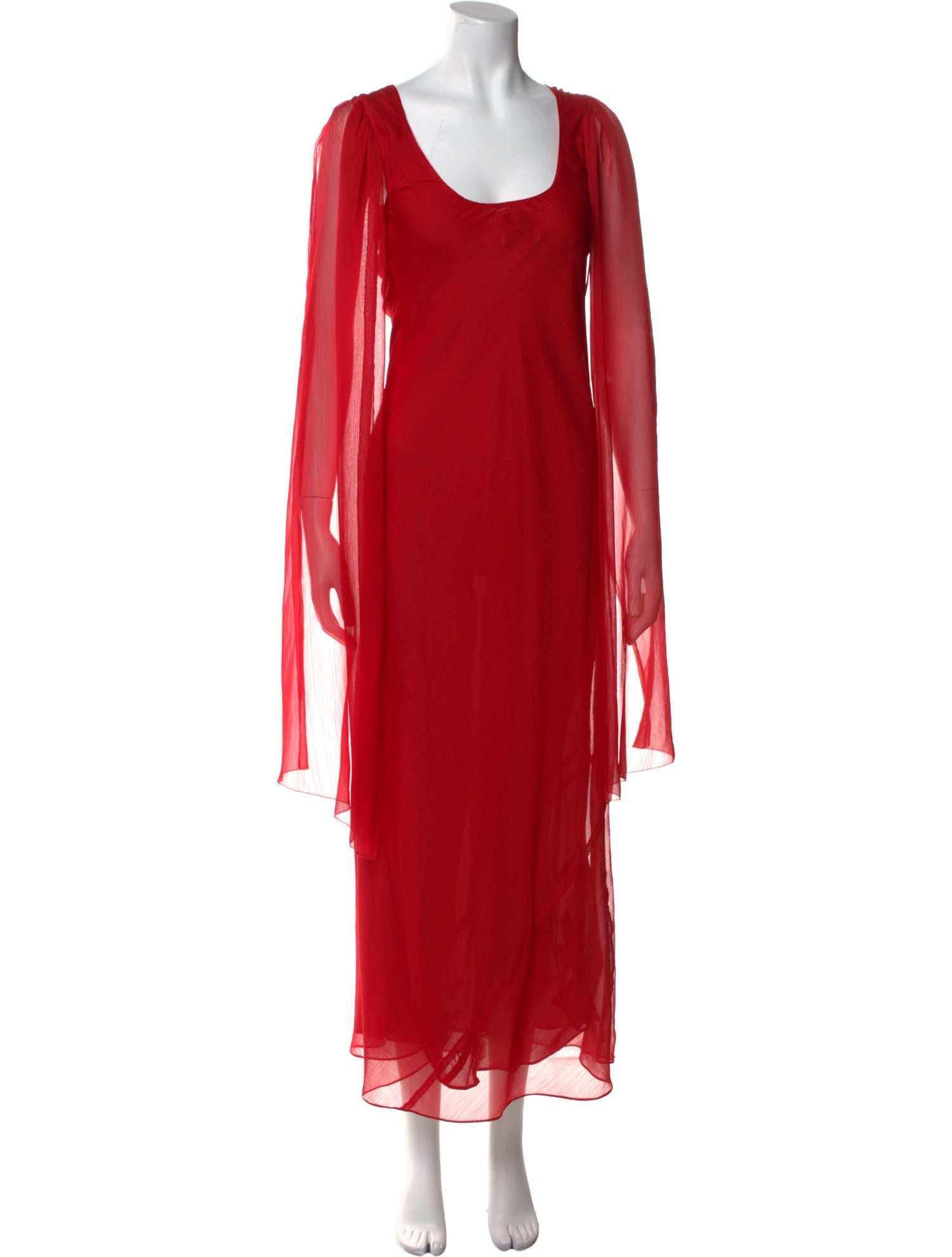 Reformation Scoop Neck Long Dress