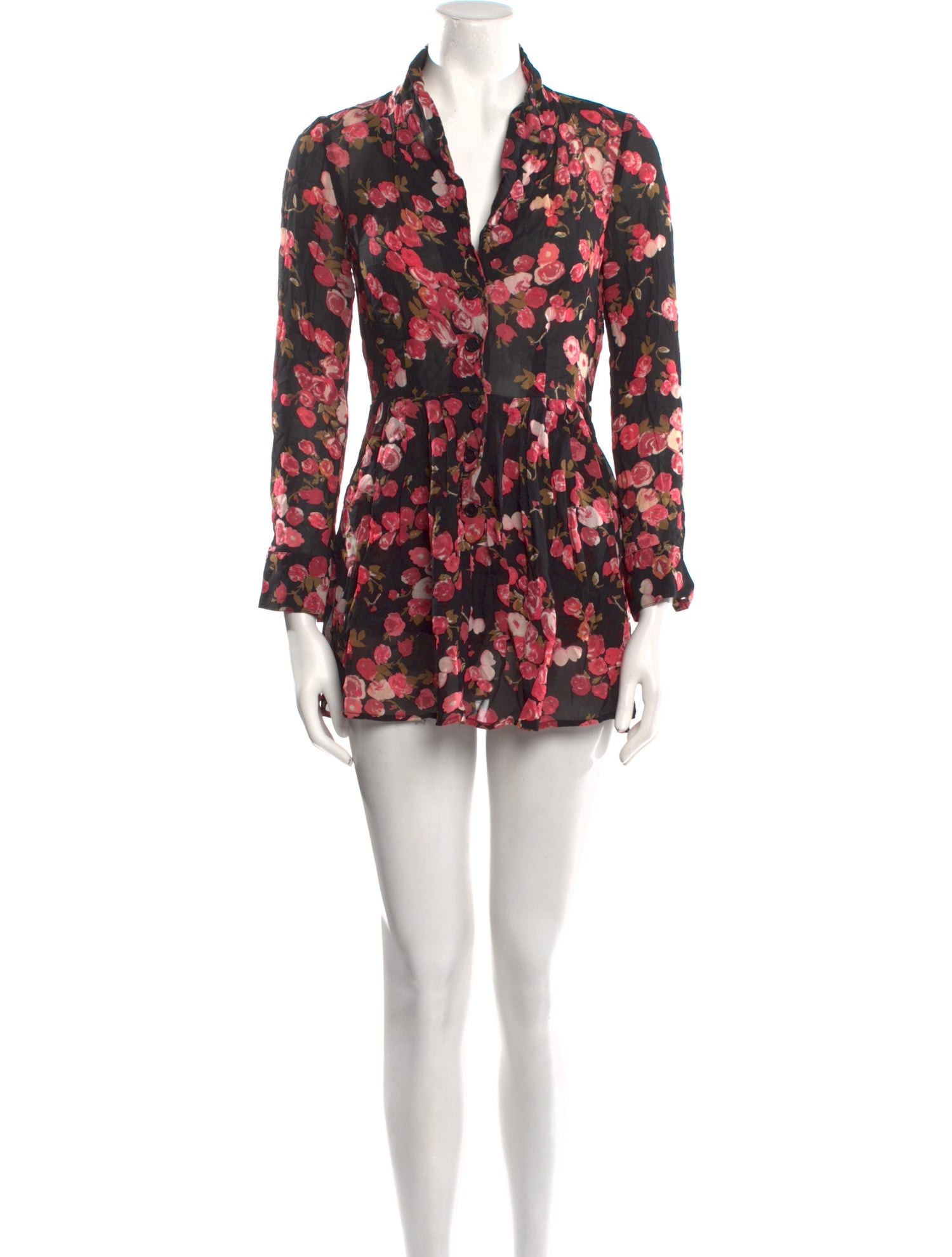Reformation Floral Print Mini Dress