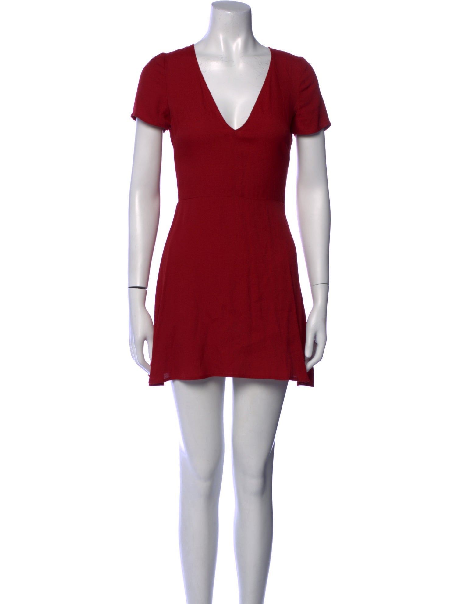 Reformation V-Neck Mini Dress