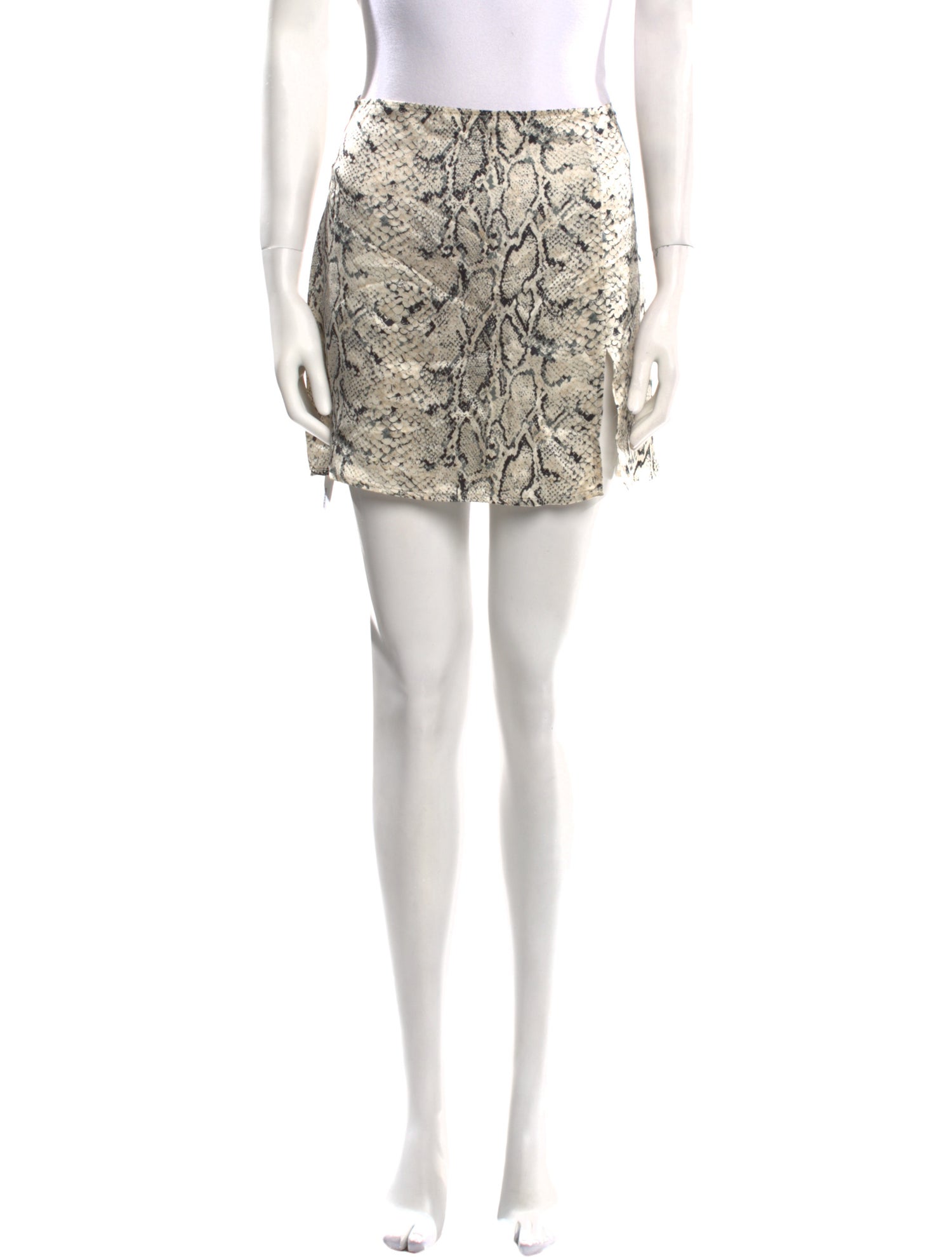 Reformation Silk Mini Skirt