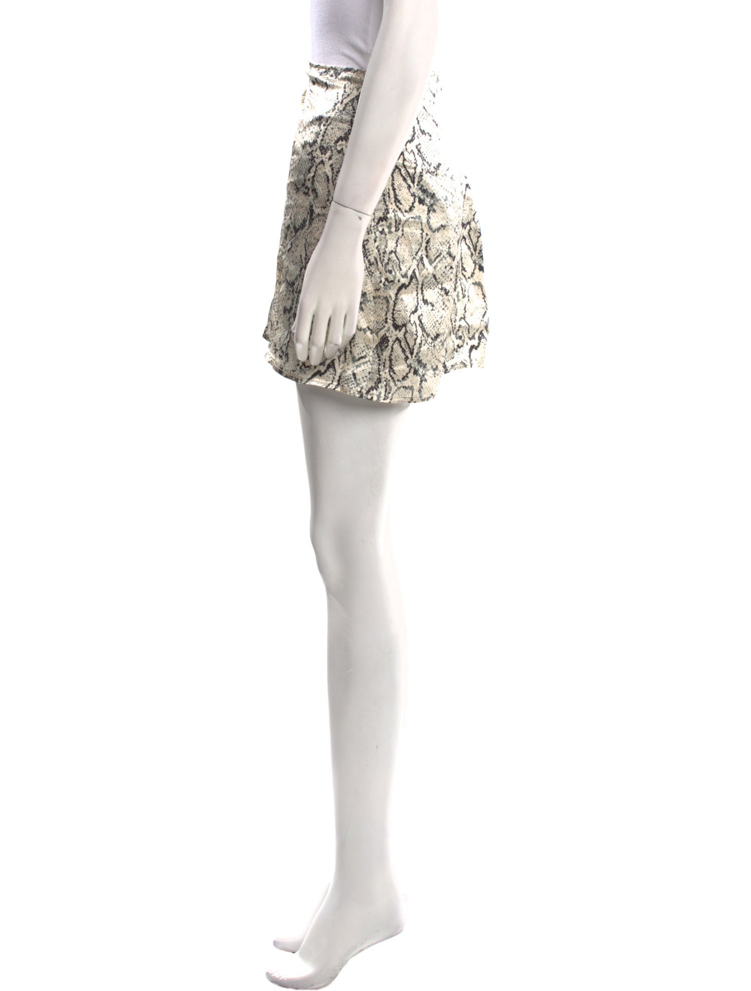 Reformation Silk Mini Skirt