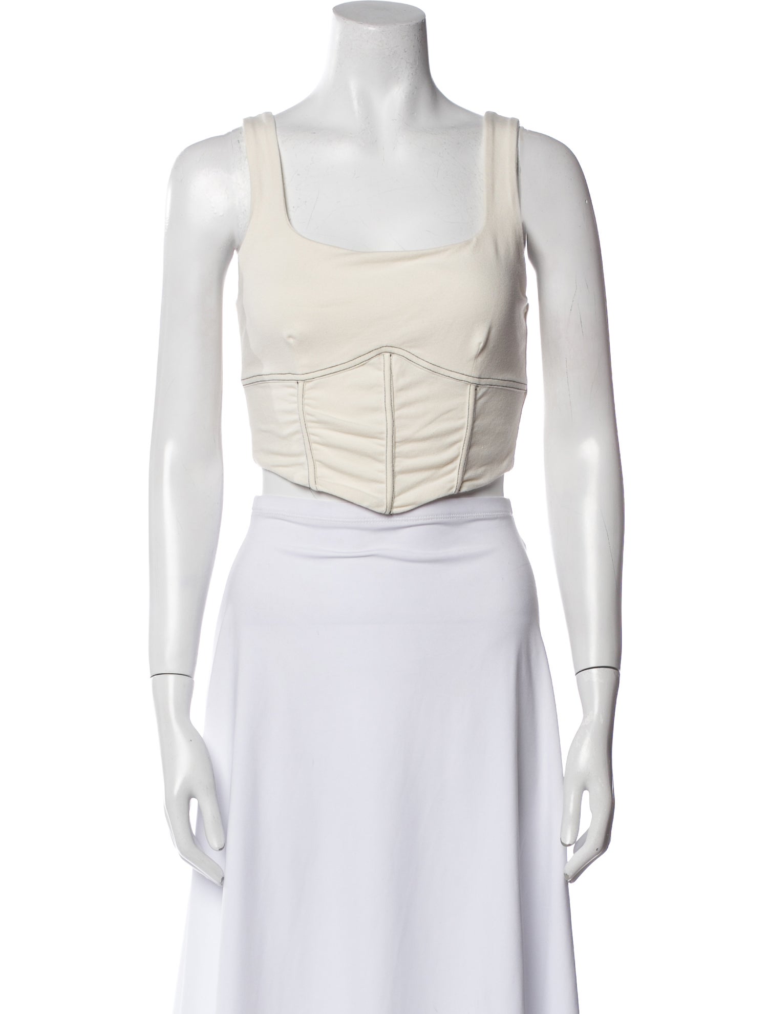 Reformation Square Neckline Sleeveless Crop Top w/ Tags