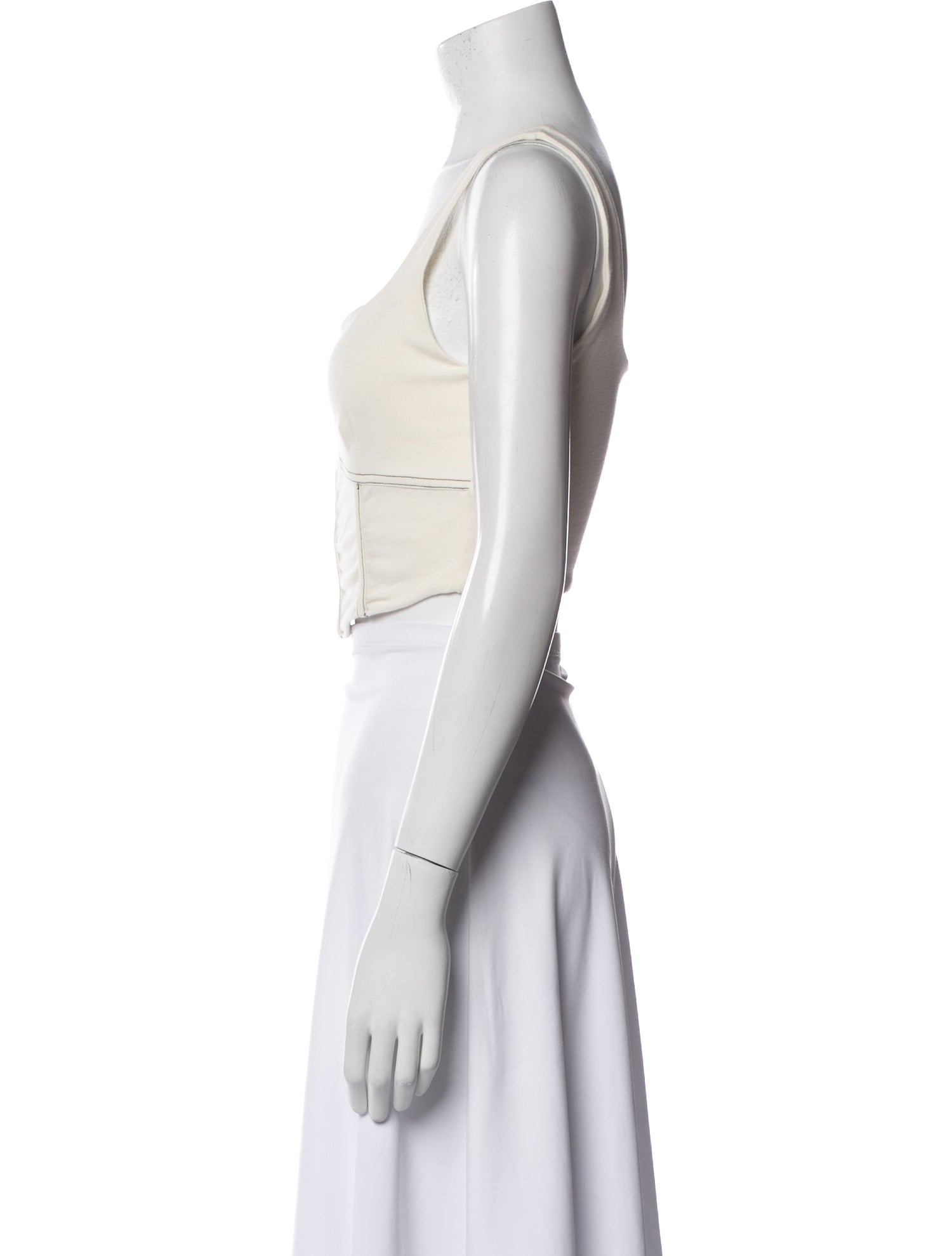 Reformation Square Neckline Sleeveless Crop Top w/ Tags