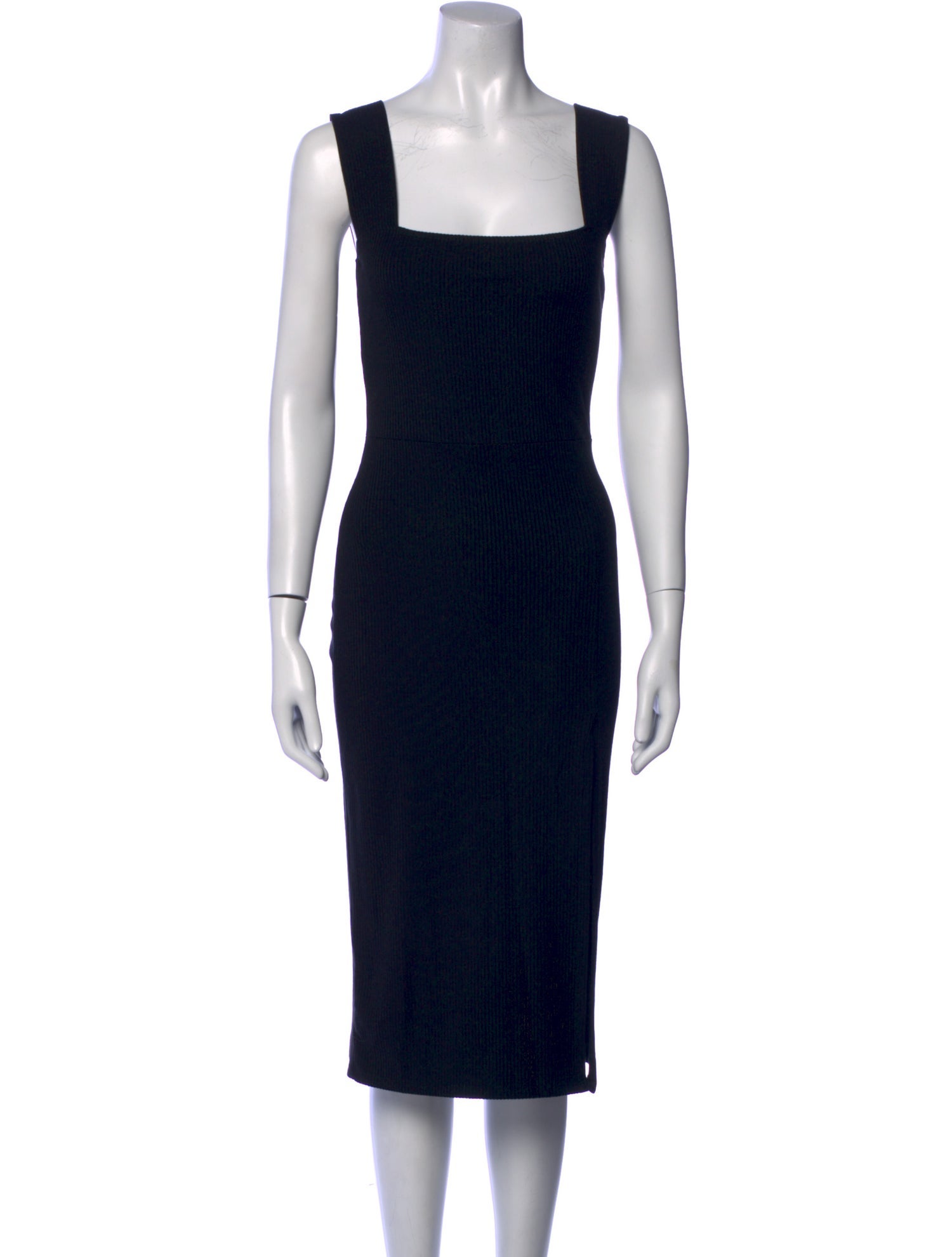 Reformation Square Neckline Midi Length Dress