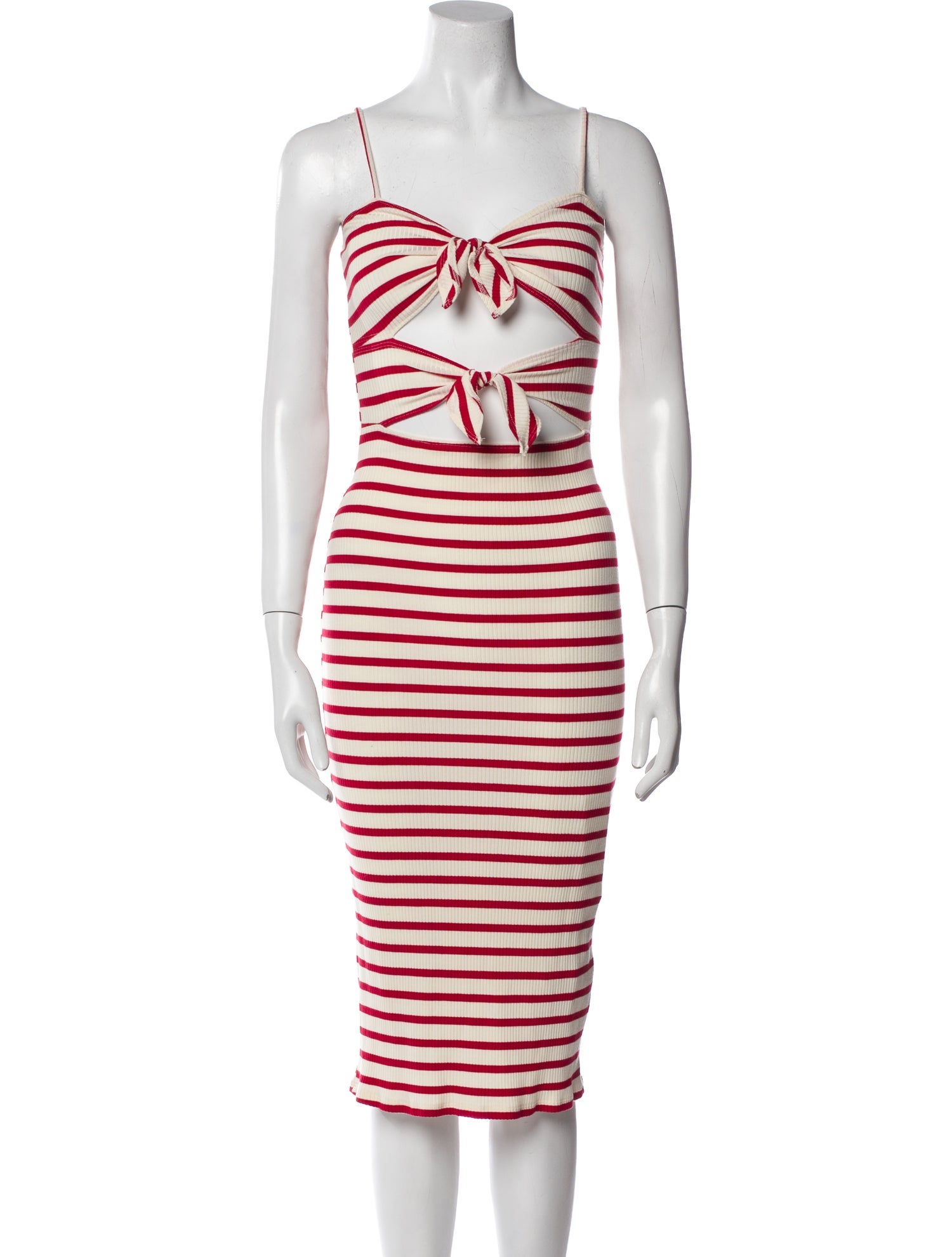 Reformation Striped Midi Length Dress w/ Tags