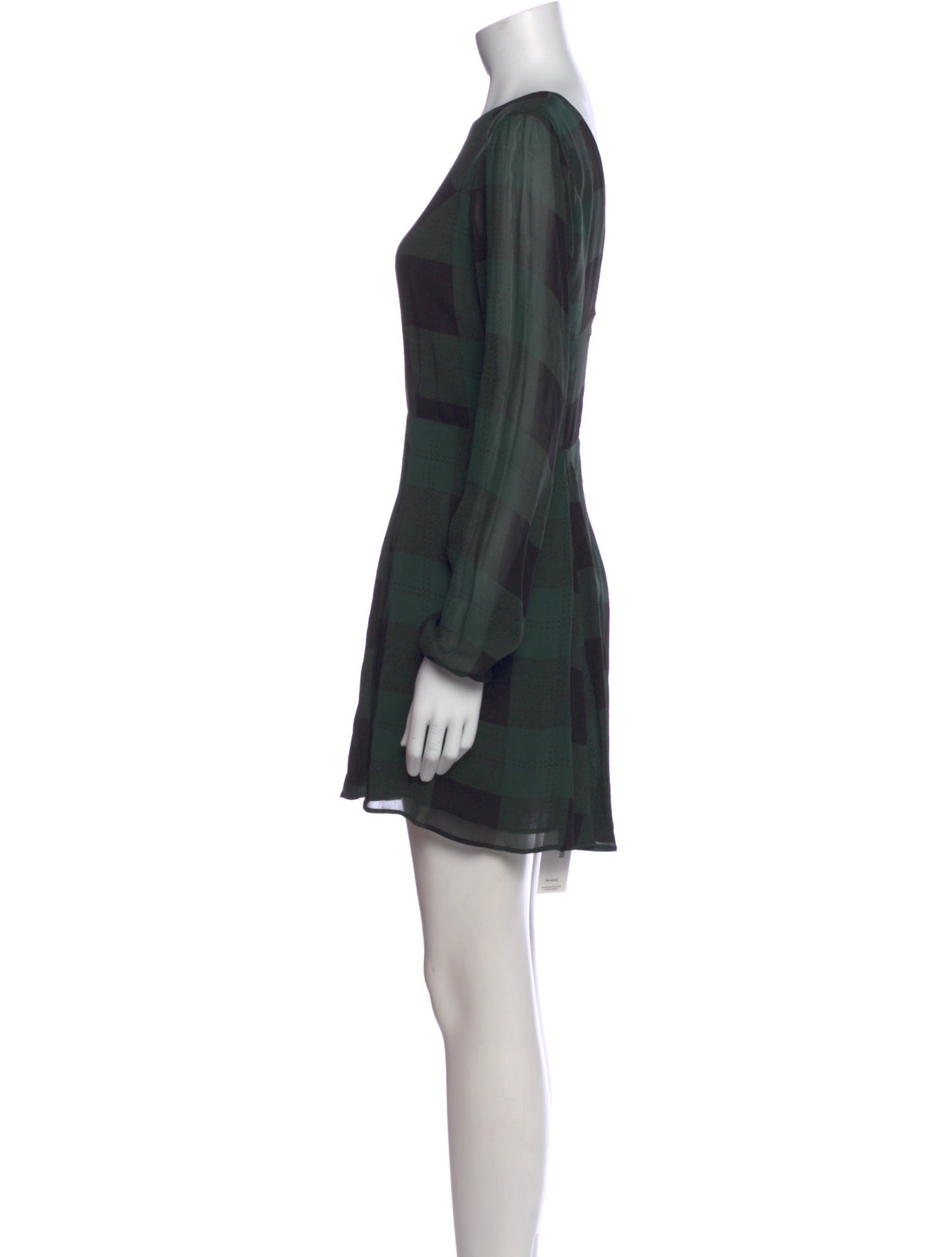 Reformation Bateau Neckline Mini Dress