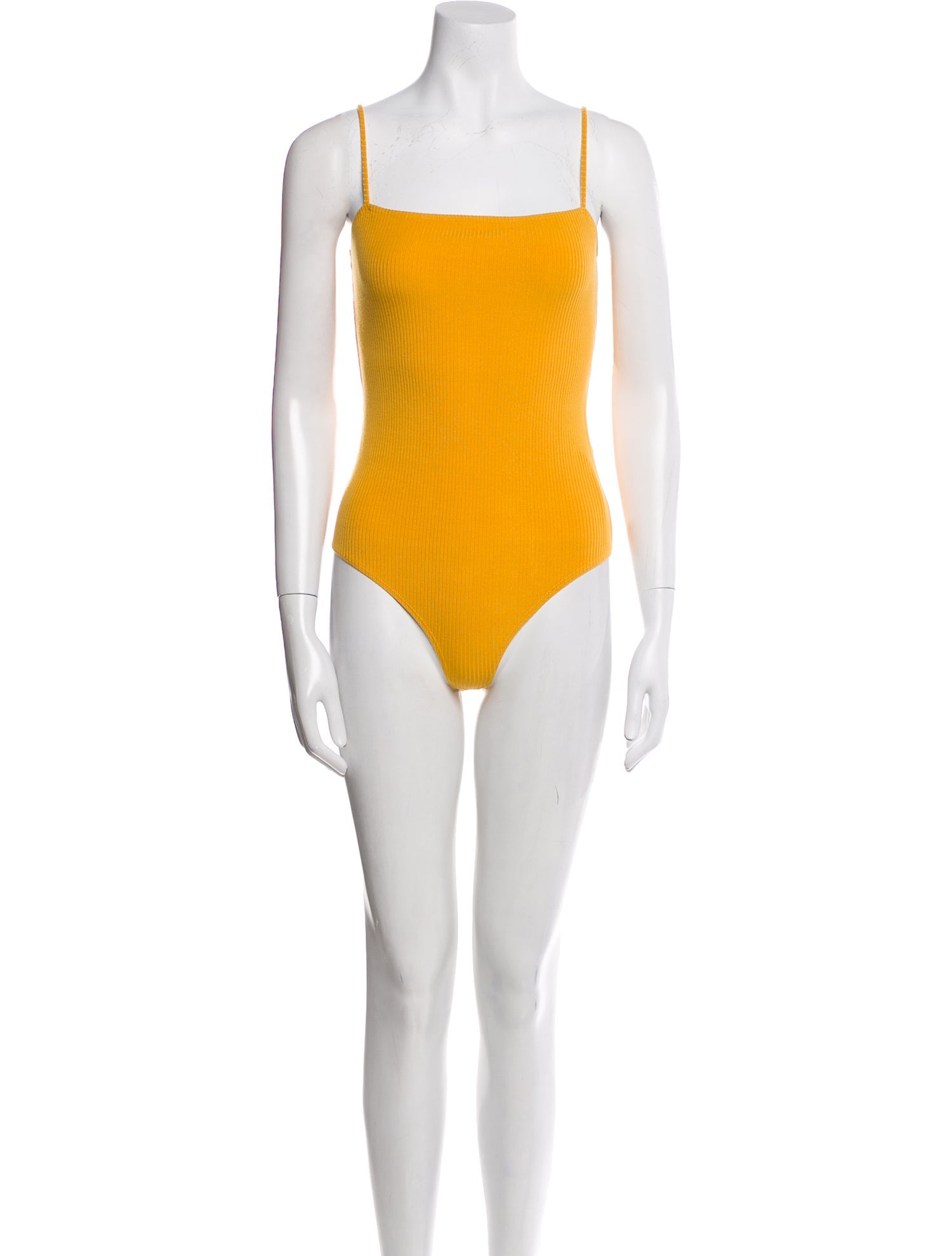 Reformation Square Neckline Sleeveless Bodysuit