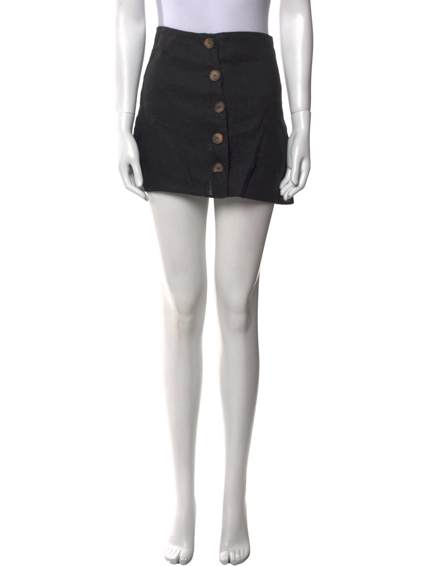 Reformation Linen Mini Skirt