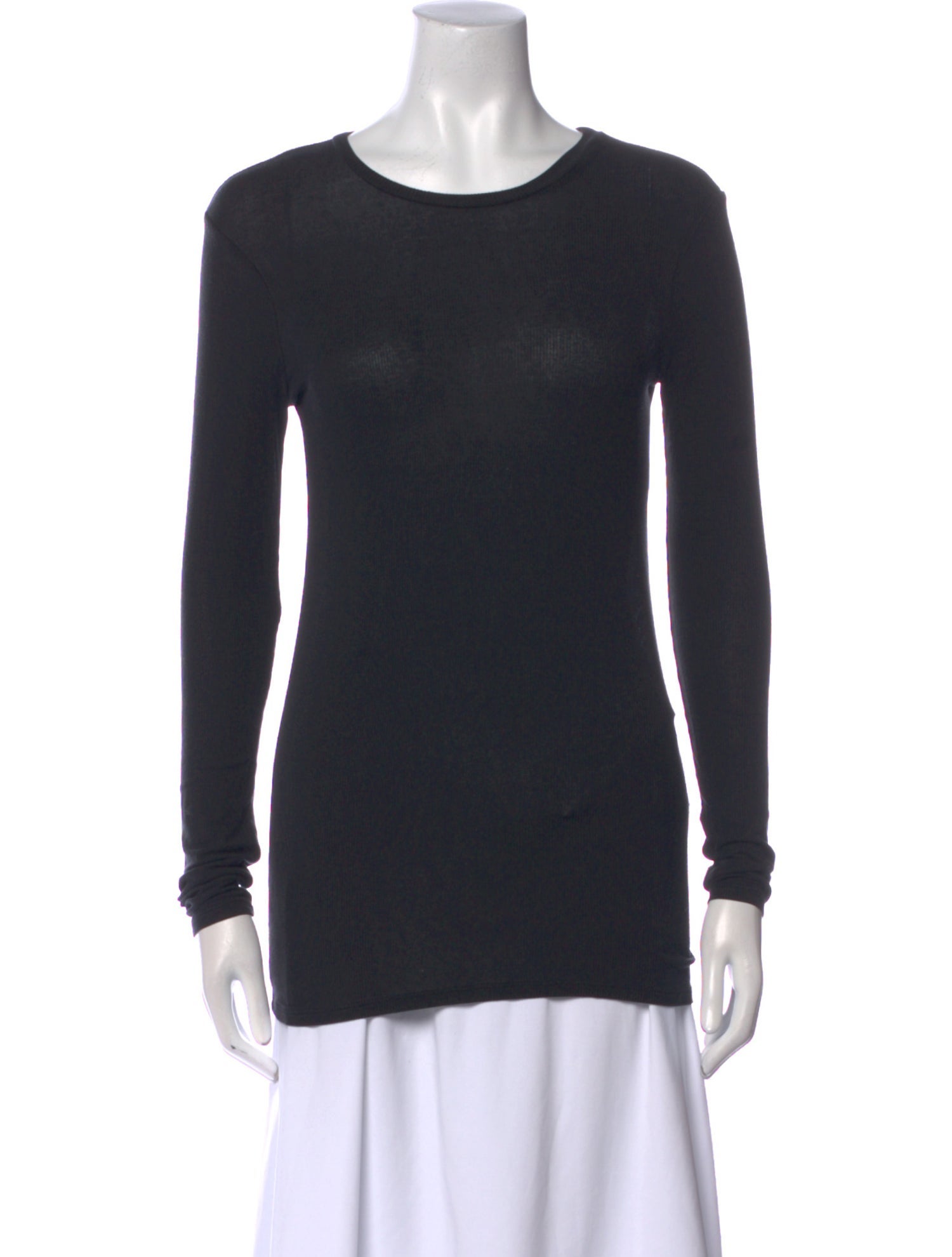 Reformation Scoop Neck Long Sleeve T-Shirt