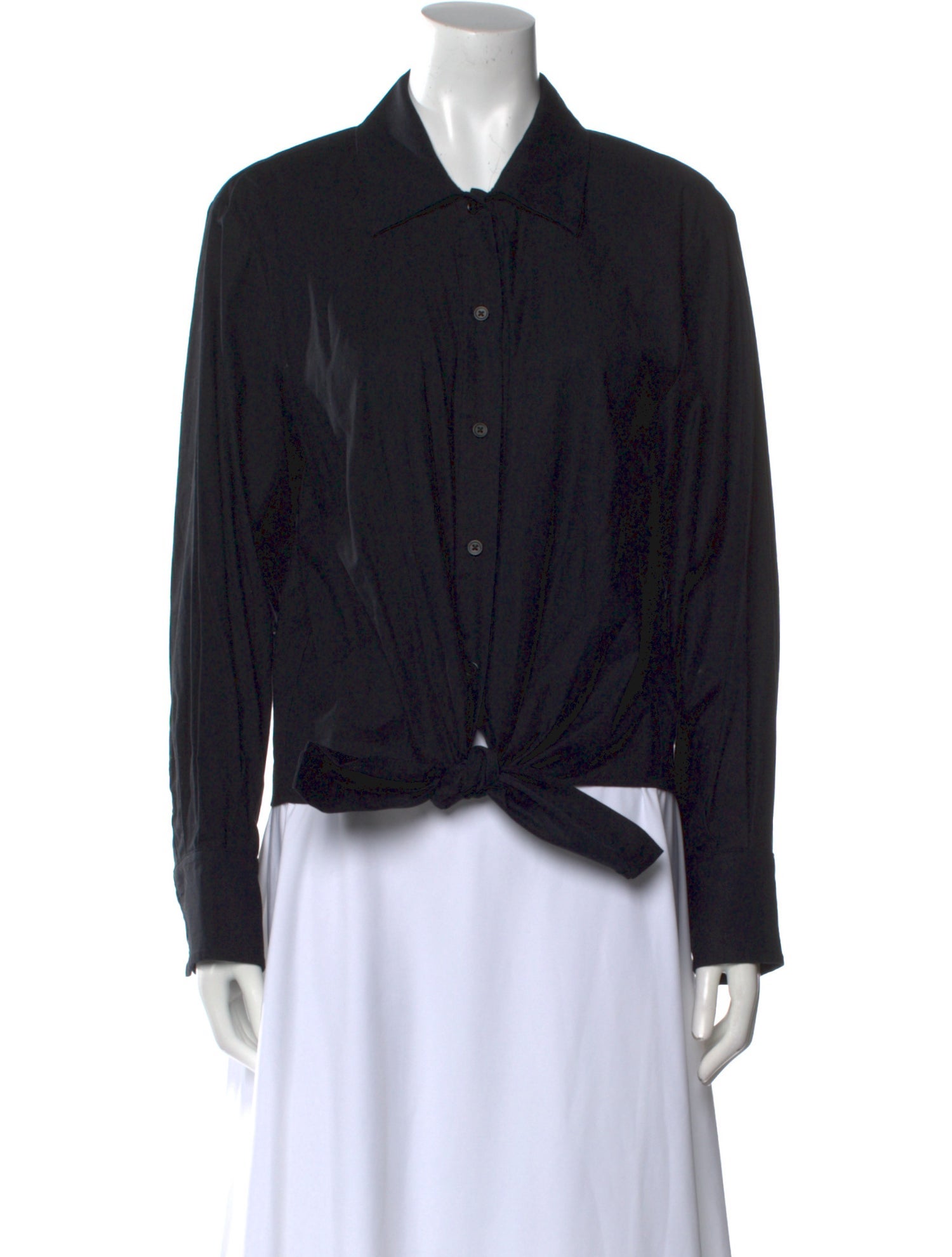 Reformation Long Sleeve Button-Up Top